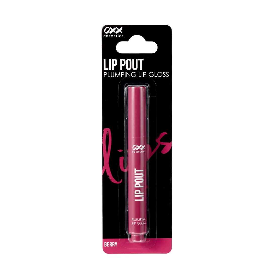 1 OXX Cosmetics Lip Pout Plumping Lip Gloss - Berry, 1 of 7