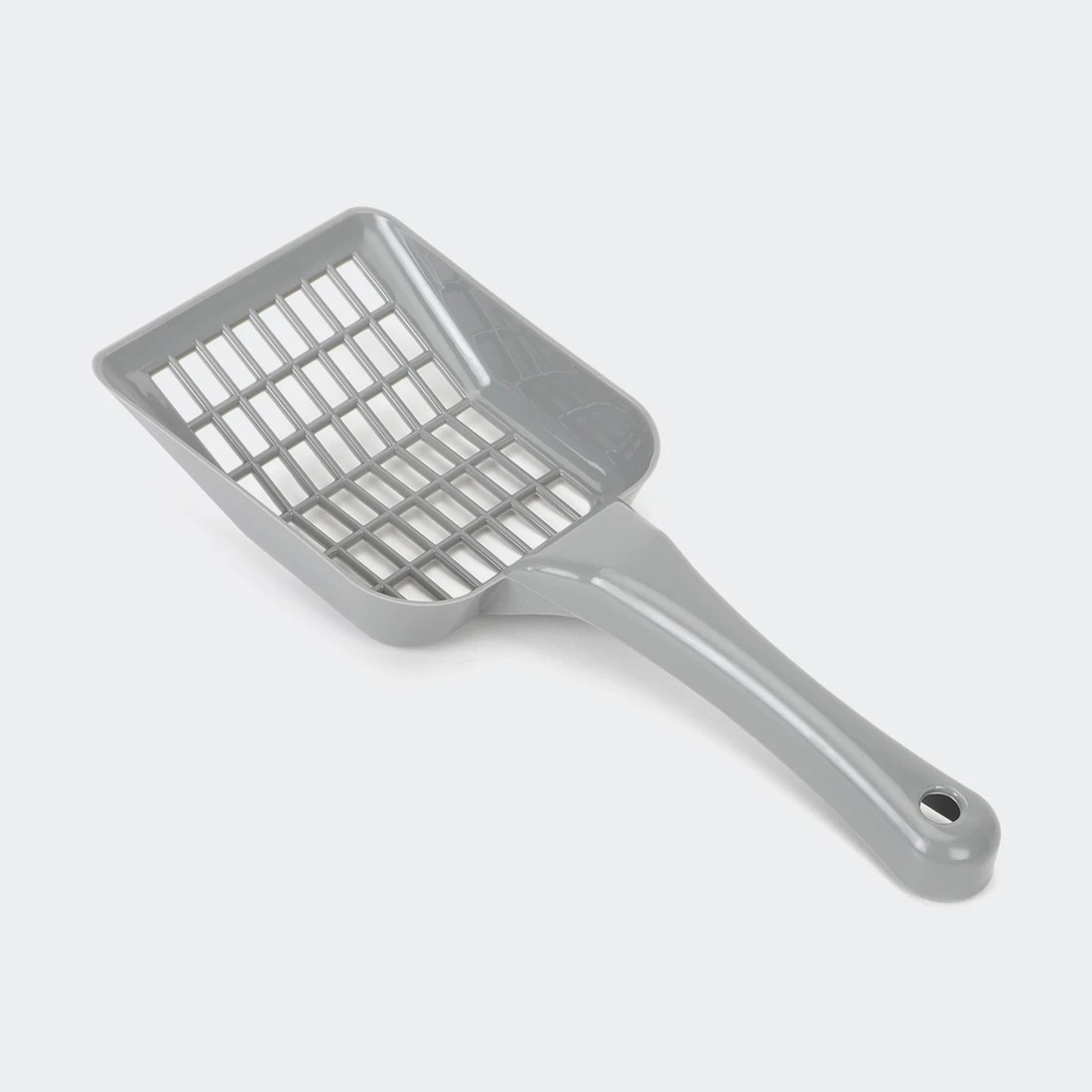 1 Cat Litter Scoop Plastic - Grey, 1 of 5