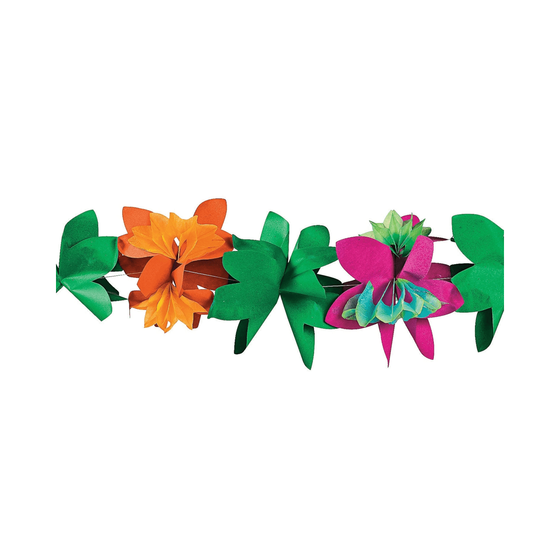 2 Fun Express Flower Tissue Garland Banner, 2 of 2