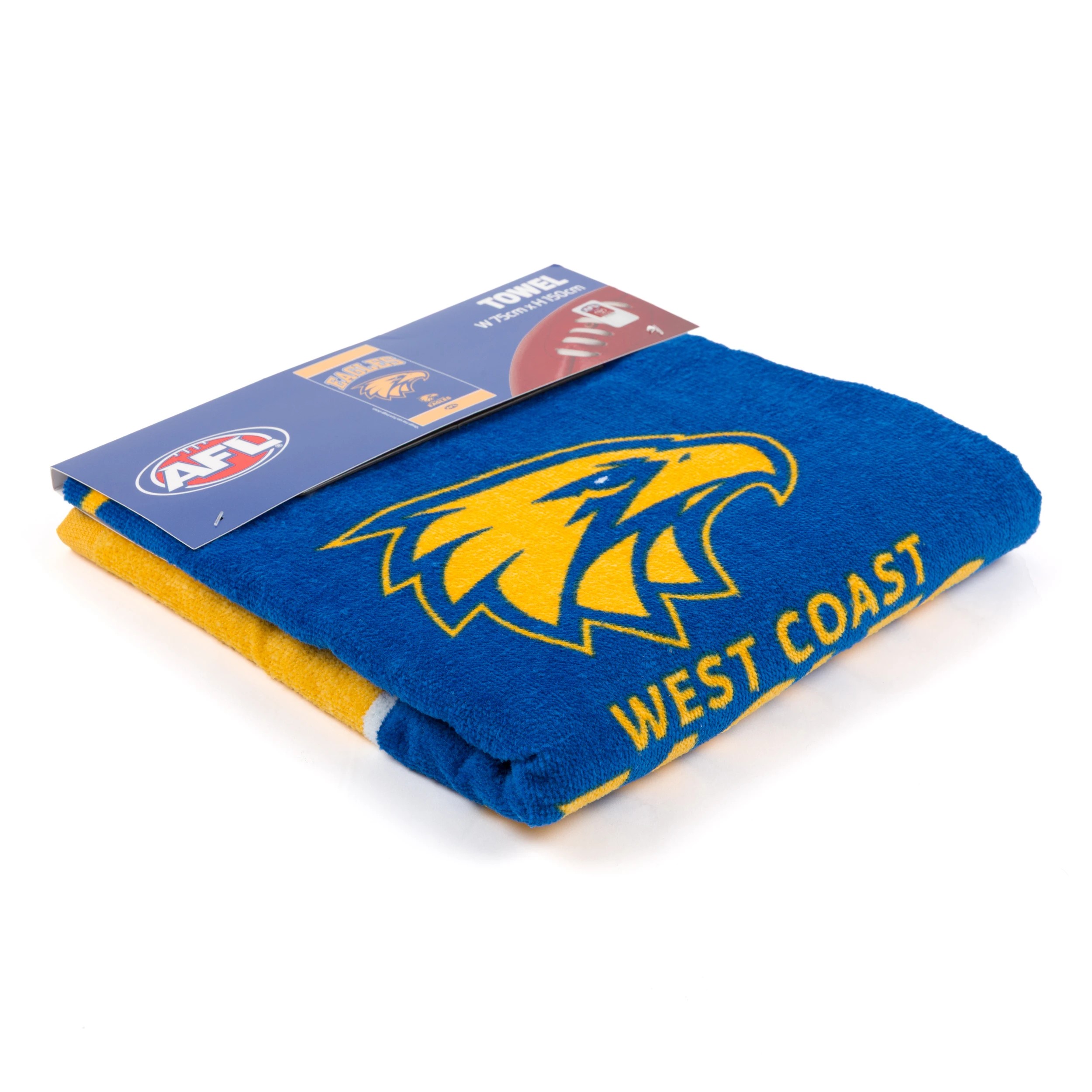 2 AFL West Coast Eagles Cotton Beach Towel, 2 of 4
