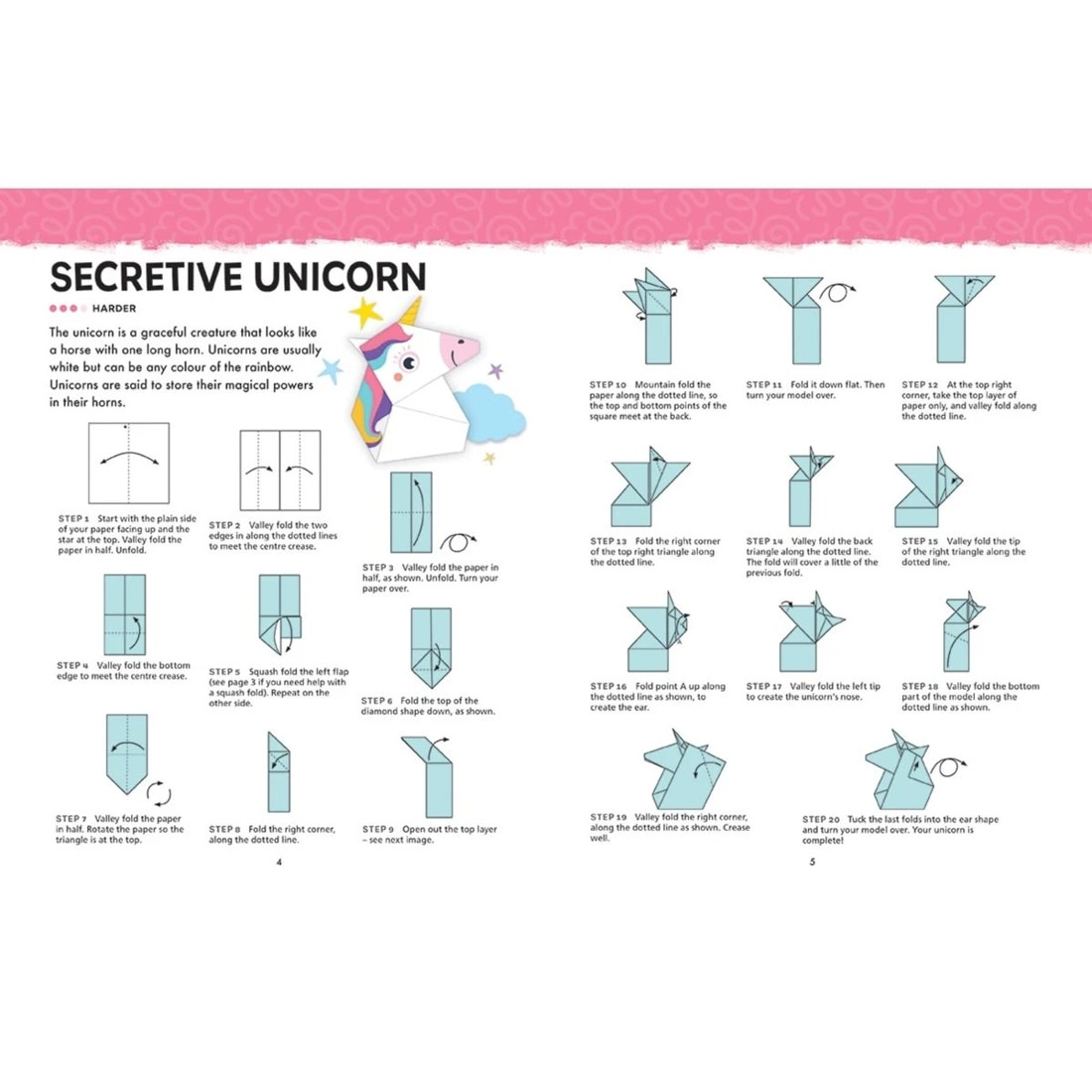 3 Origami Paper Folding Activity Book: Enchanted - Book, 3 of 3