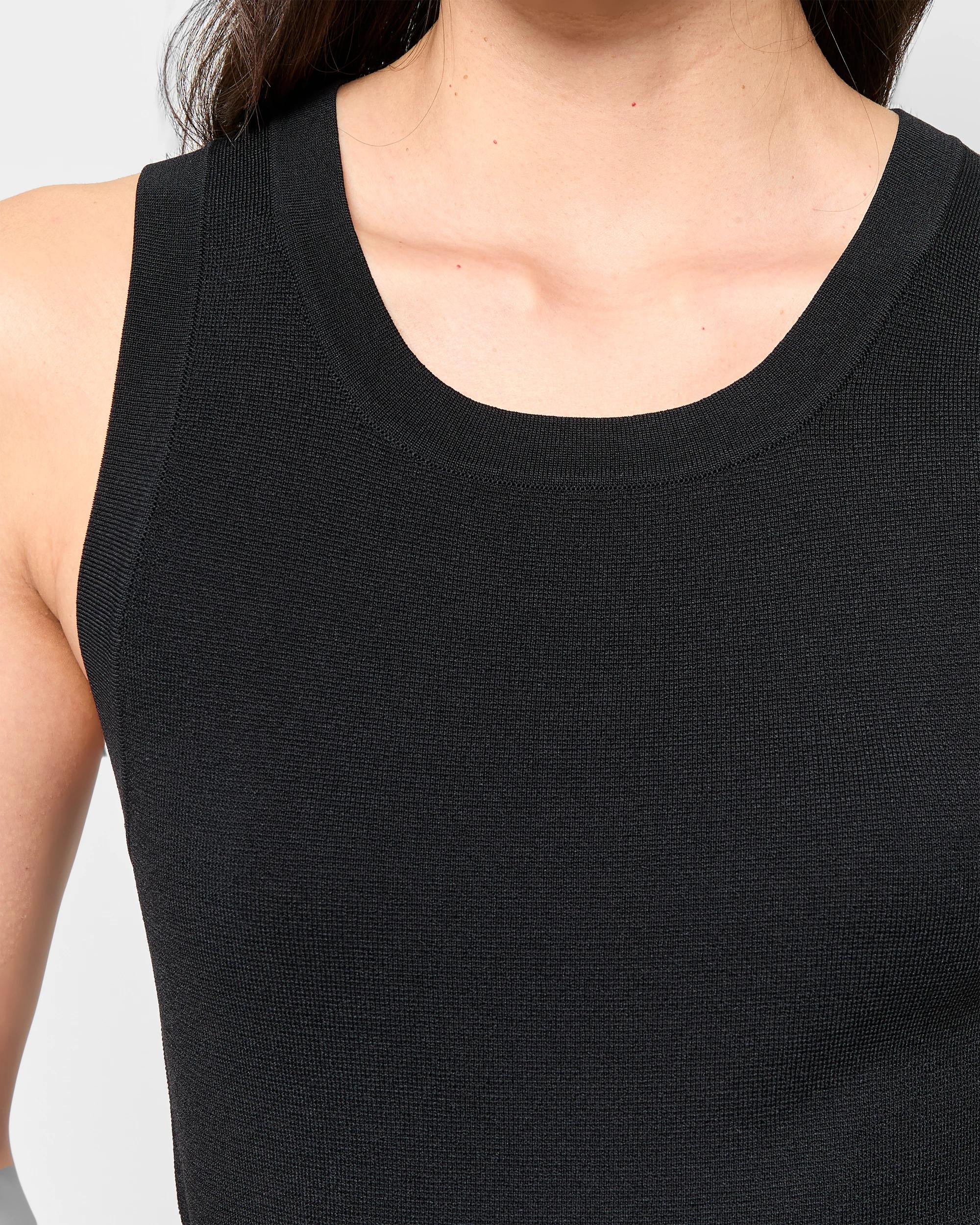 5 Ultimate Milano Sleeveless Tank Top - Preview BLACK, 5 of 5