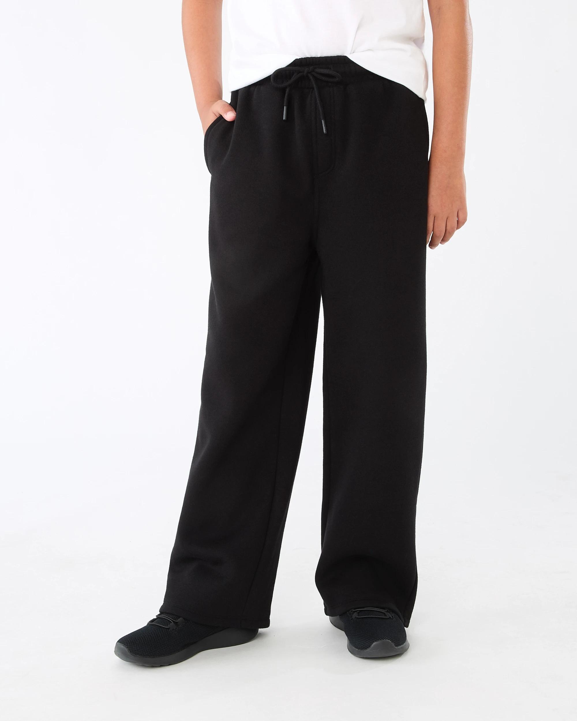 7 Wide Leg Trackpants Black, 7 of 8