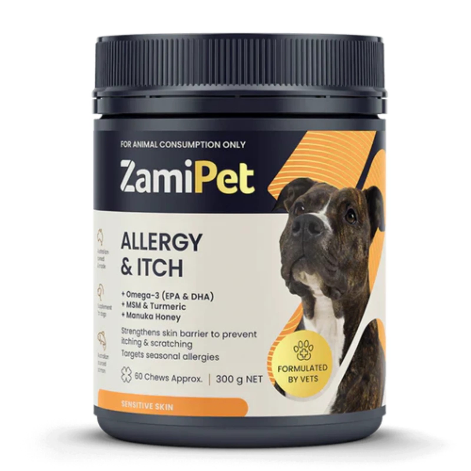 1 Zamipet Allergy & Itch Supplement For Dogs (60 Chews), 1 of 8