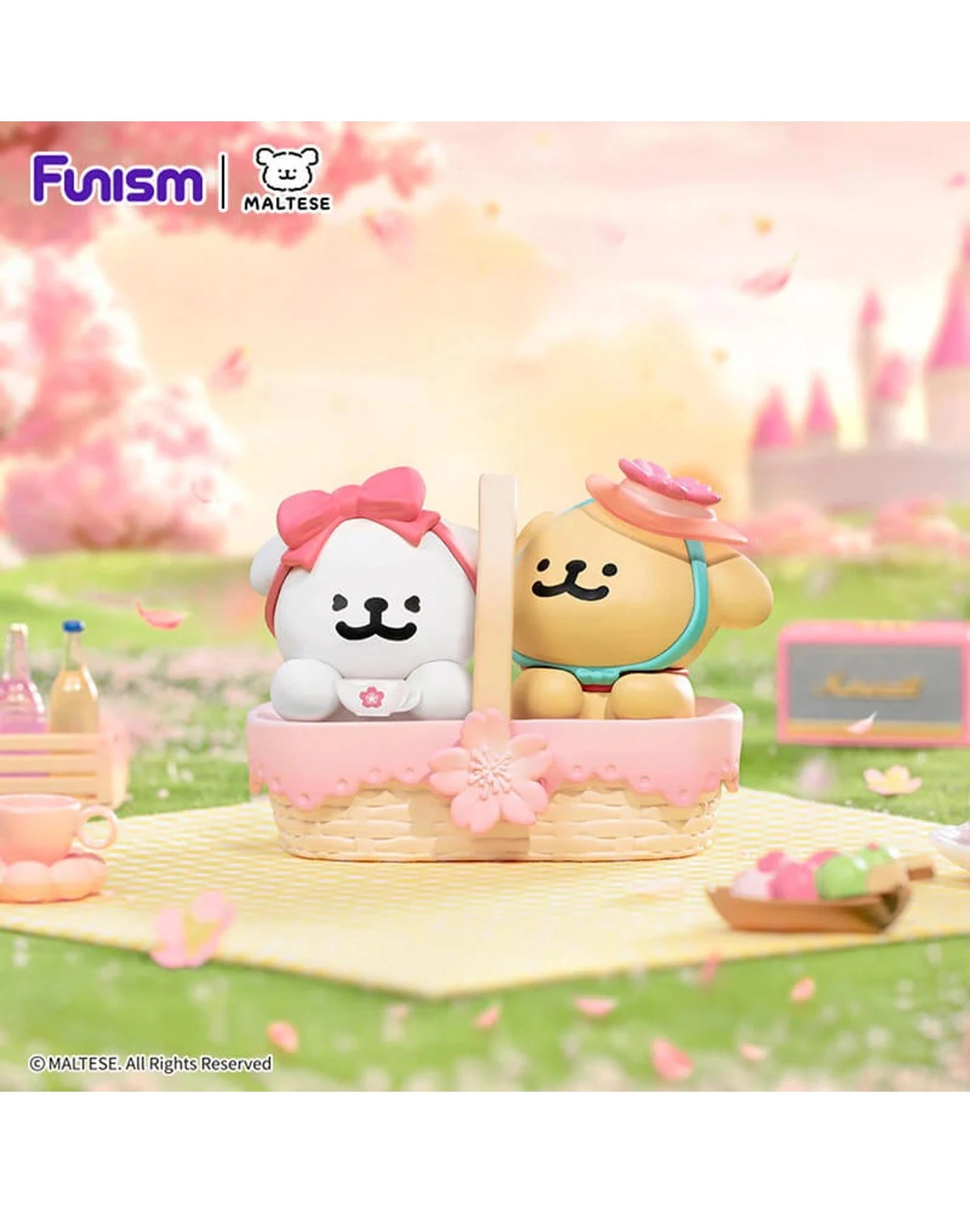 9 Funism Maltese Cherry Blossom Series Figures Blind Box, 9 of 9