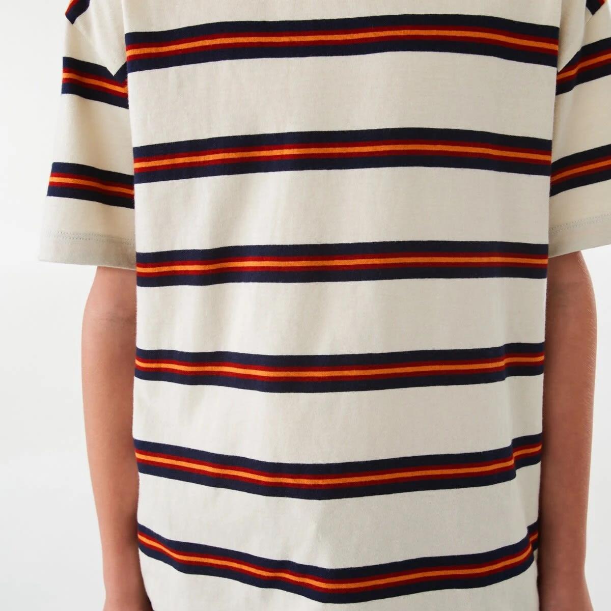 4 Short Sleeve Stripe T-shirt Bge Rtrstr, 4 of 8