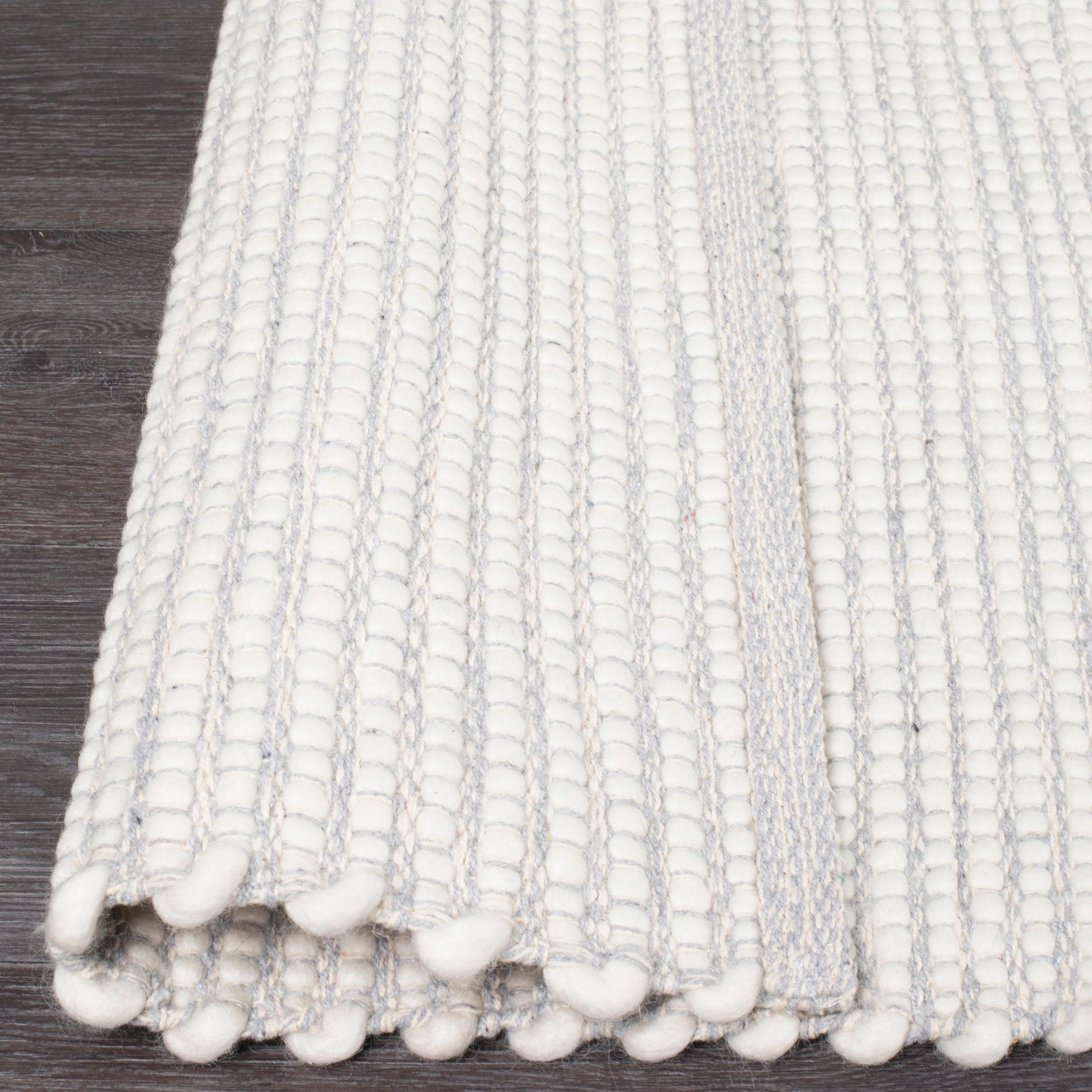 7 Common Ground Rugs Atelier 225x155cm - Medium Hand Loomed Rug - Silver, 7 of 7