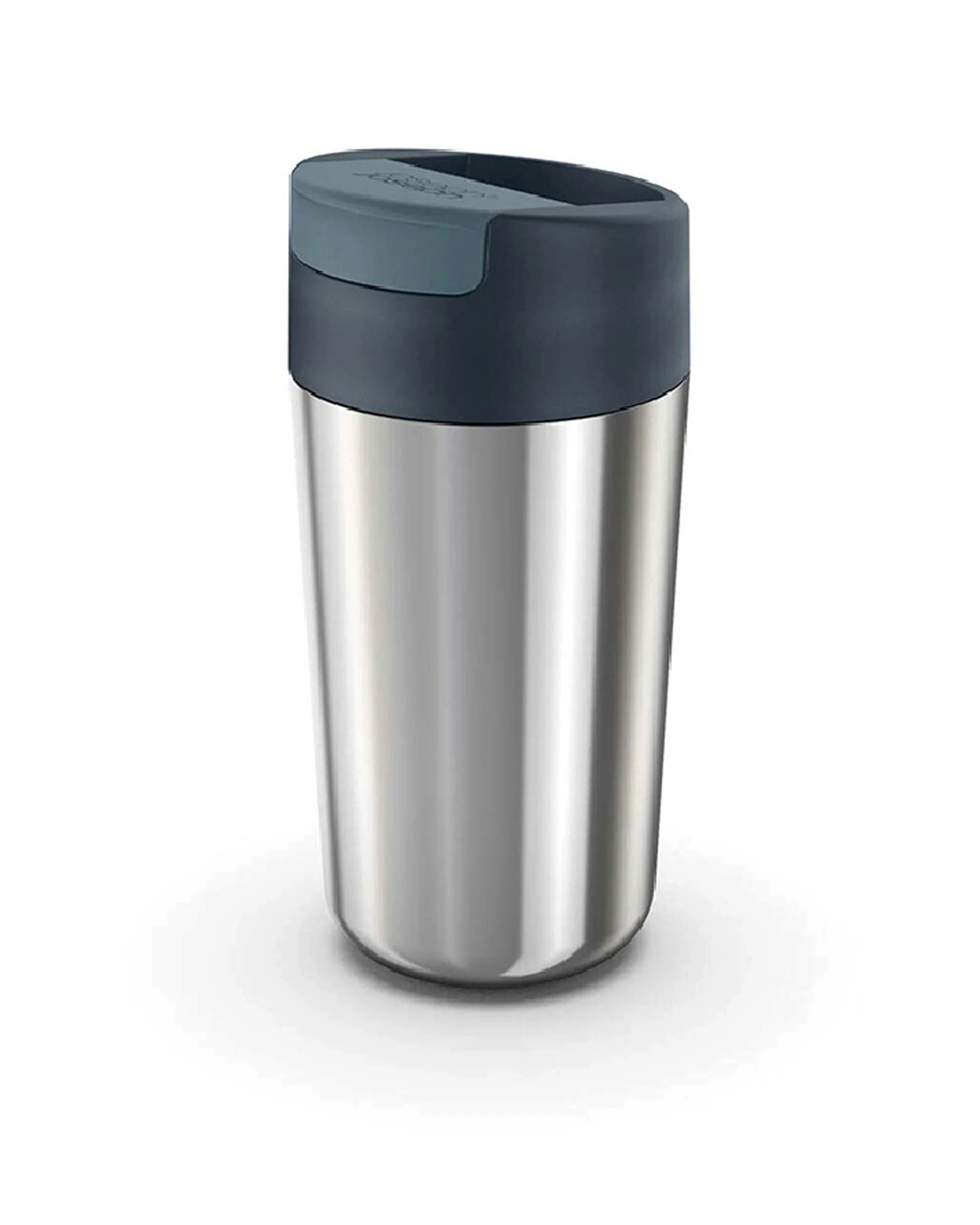 1 Joseph Joseph Sipp Stainless Steel 454ml Travel Mug - Anthracite - Grey, 1 of 4