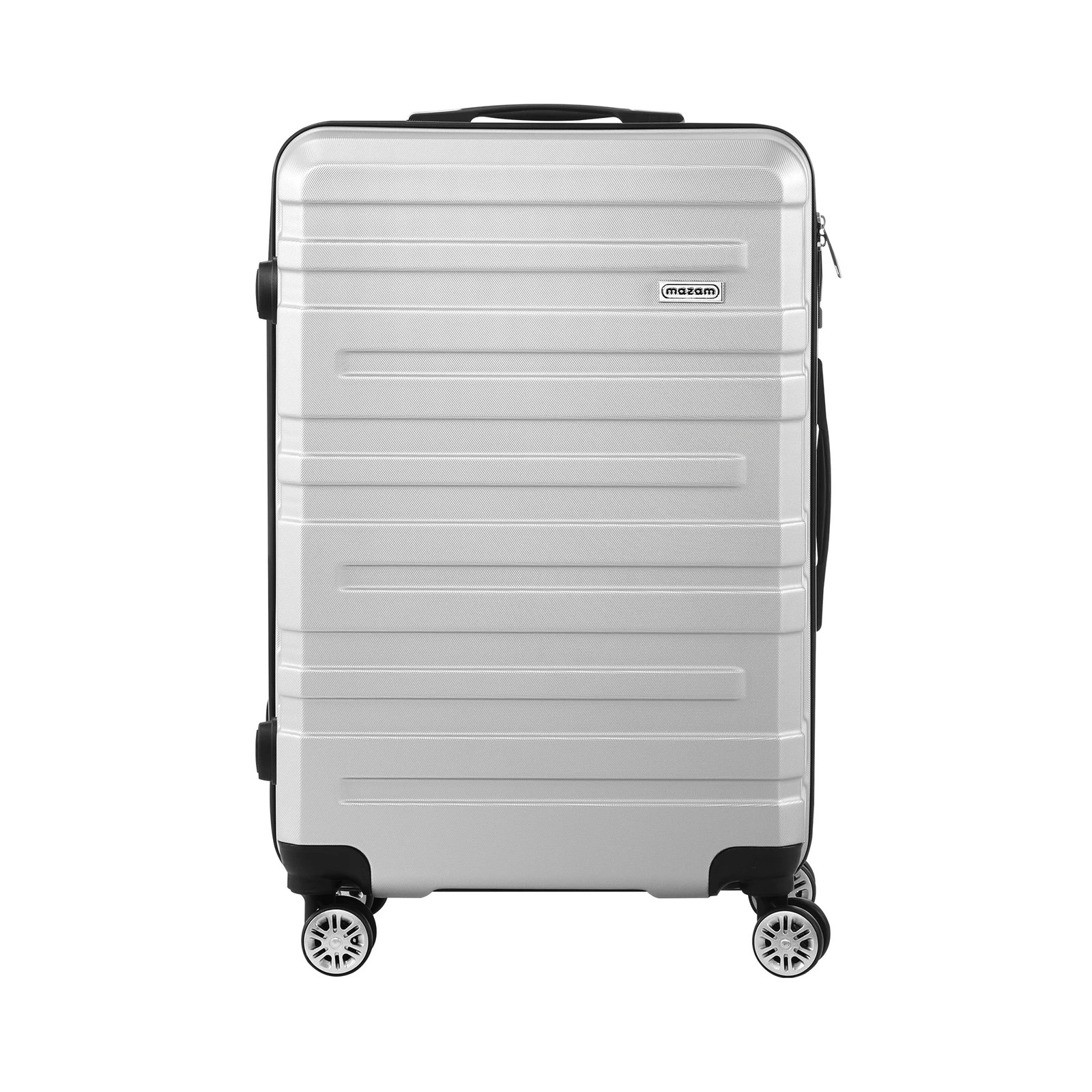 9 Mazam 28" Luggage Suitcase Travel TSA Lock Storage Hard Shell Case - Silver, 9 of 9