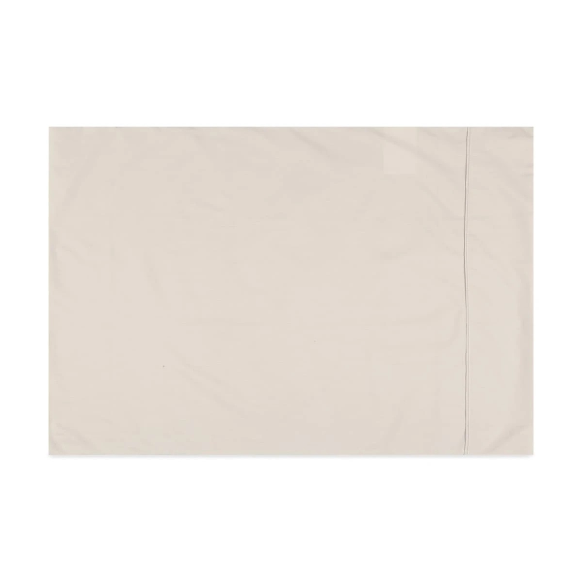 3 250 Thread Count Cotton Rich Standard Pillowcase - Oatmeal, 3 of 8