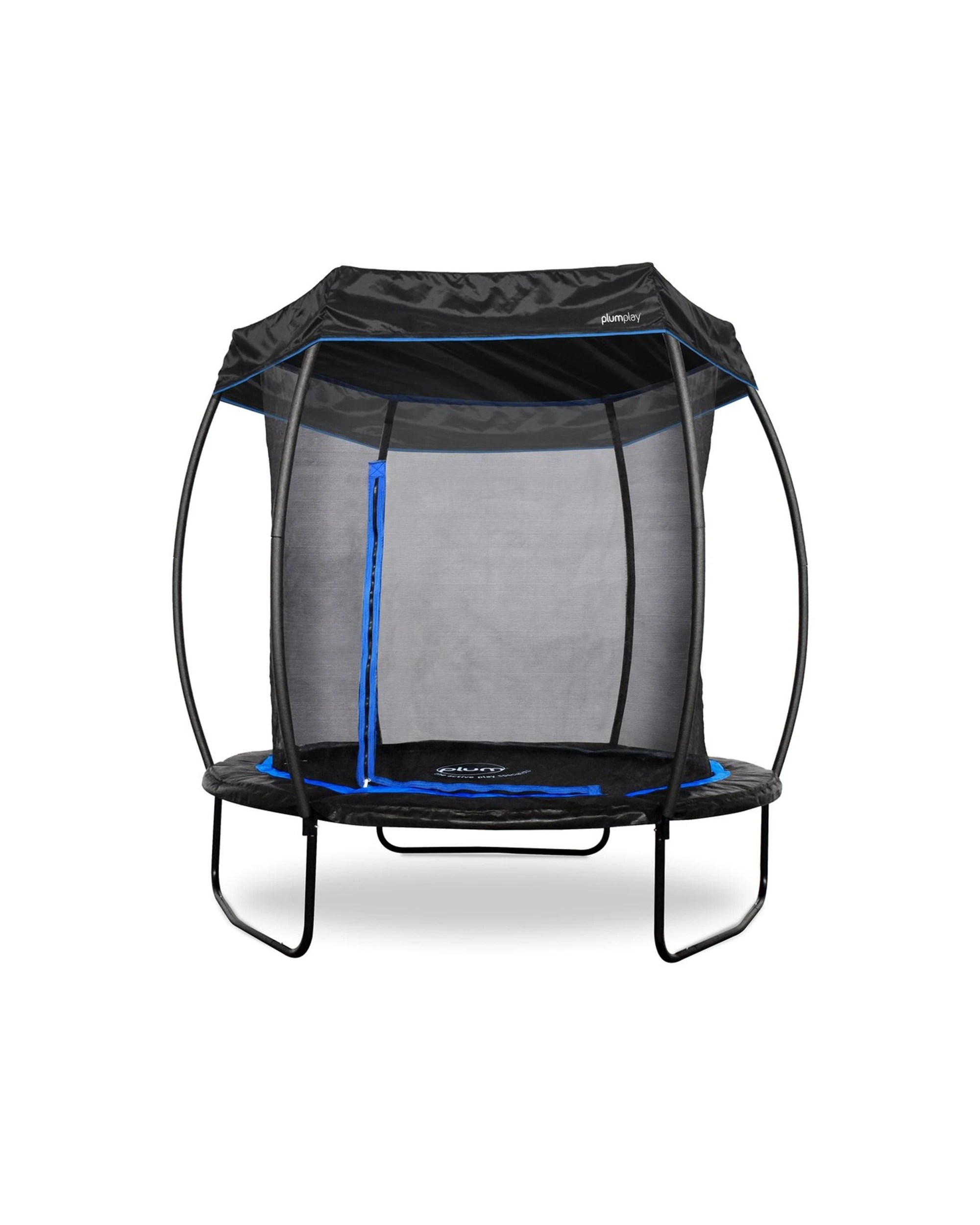 2 Plum Play Au 12ft Springsafe Kids Trampoline With Uv Sunshade 2g Enclosure - Black, 2 of 2