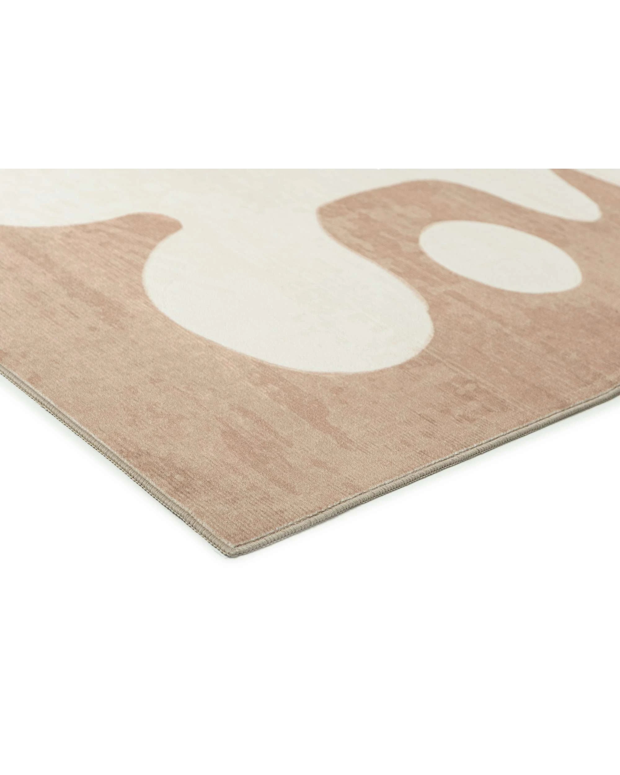 4 Loopsie Farino Abstract Washable Rug-320cm x 230cm - Beige, 4 of 8