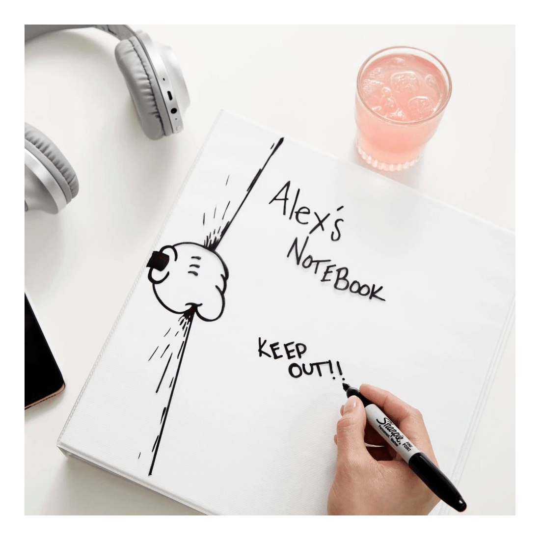 8 Sharpie Fine Permanent Markers Black 12 Pack, 8 of 9