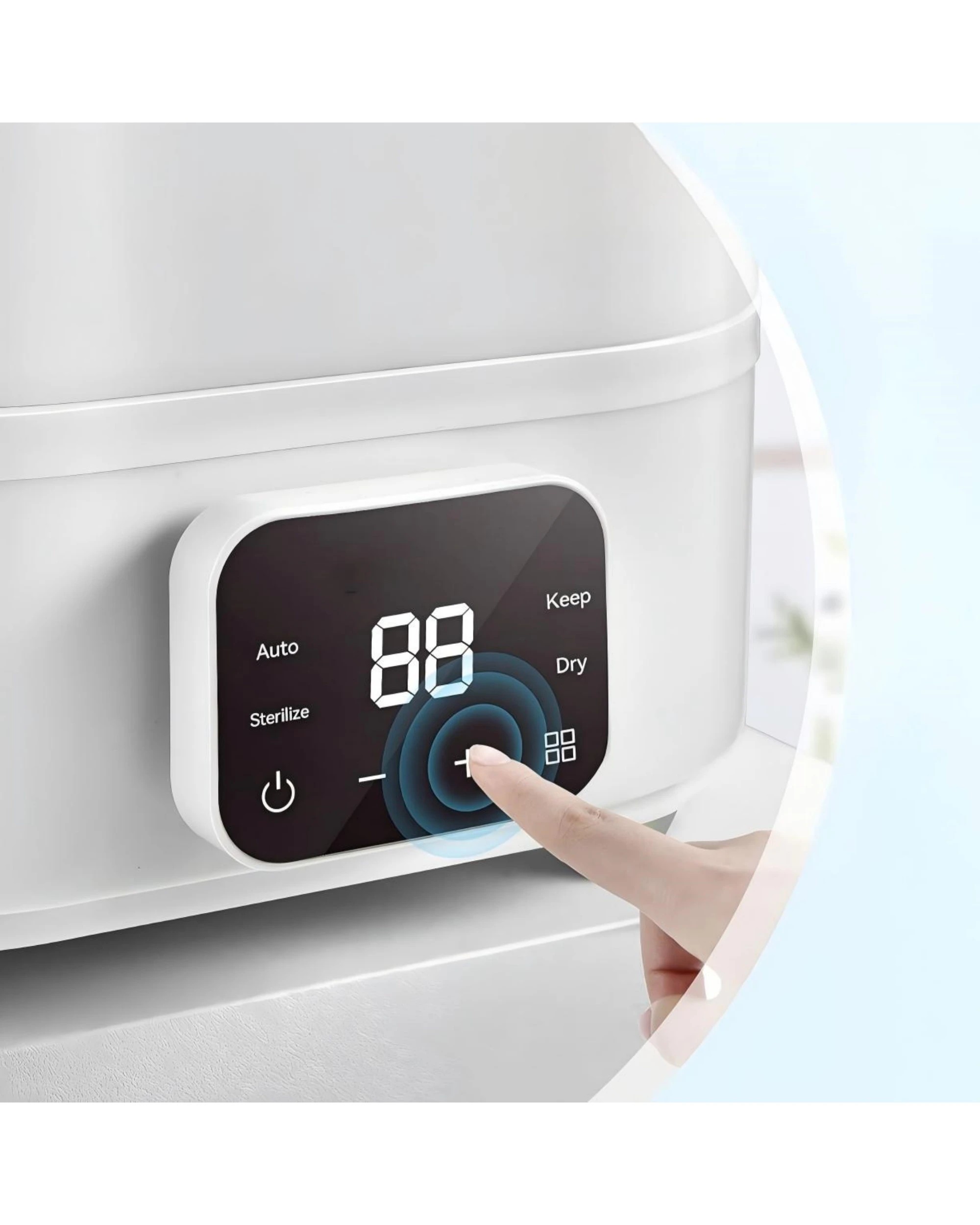 4 Yopower Bottle Steam Sterilizer Dryer with LED Touch Screen - White, 4 of 7