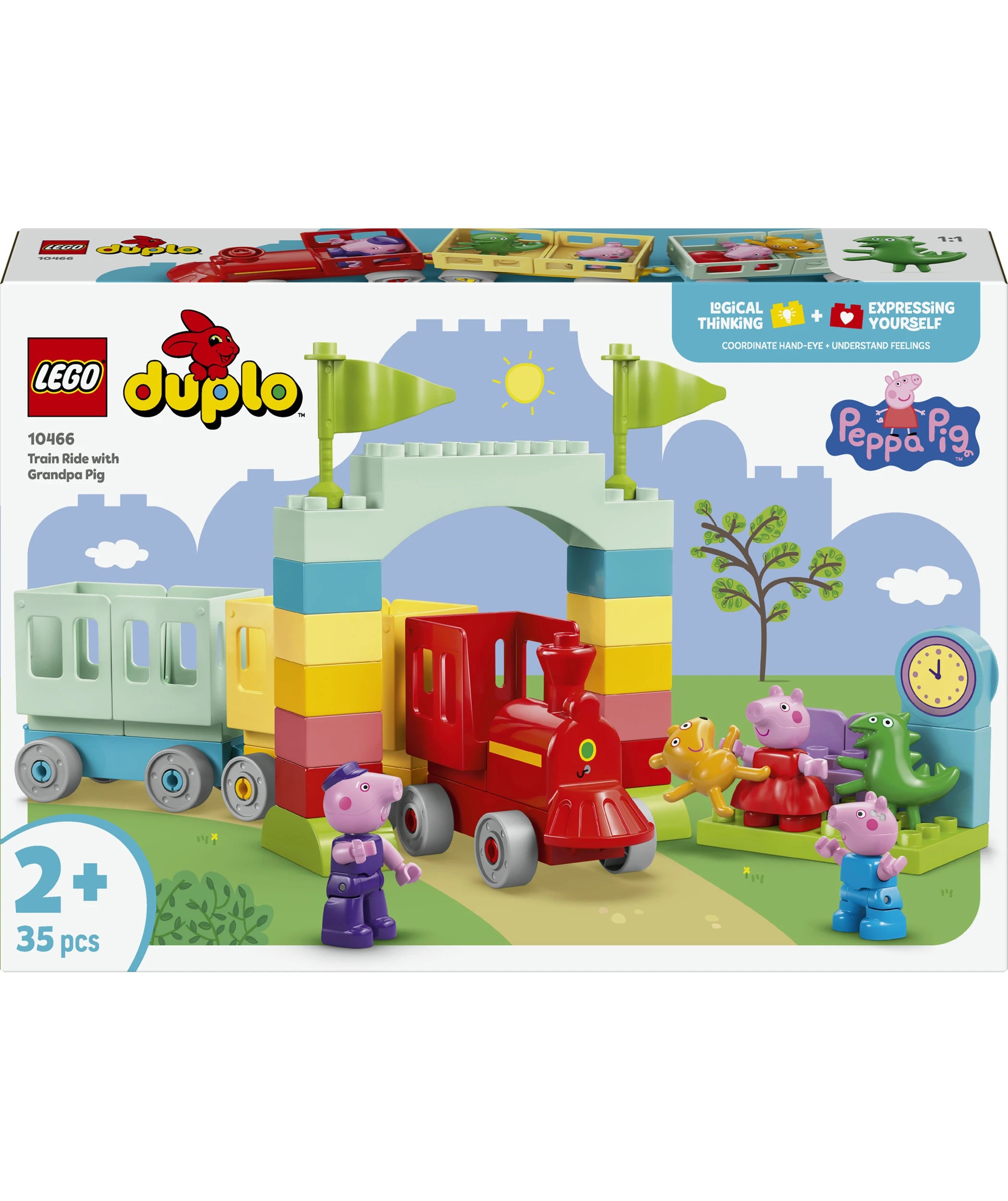 1 LEGO DUPLO Peppa Pig Train Ride with Grandpa Pig 10466, 1 of 10