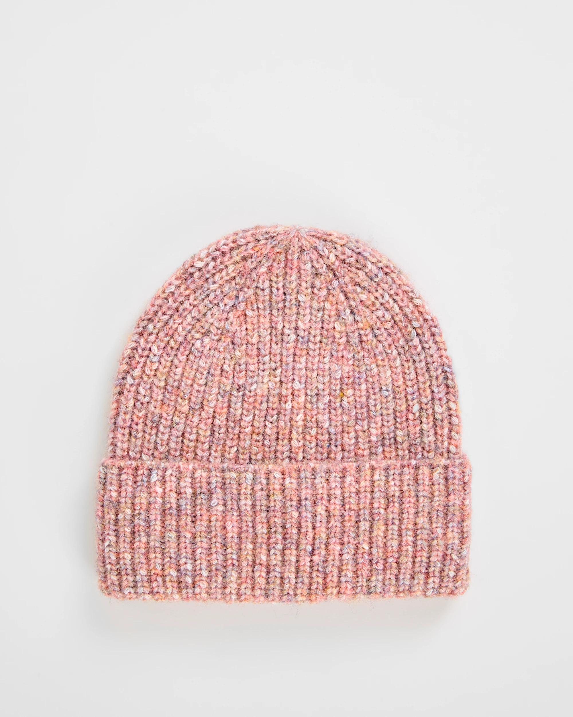 1 Target Woman Chunky Fleck Knit Beanie PINK, 1 of 1