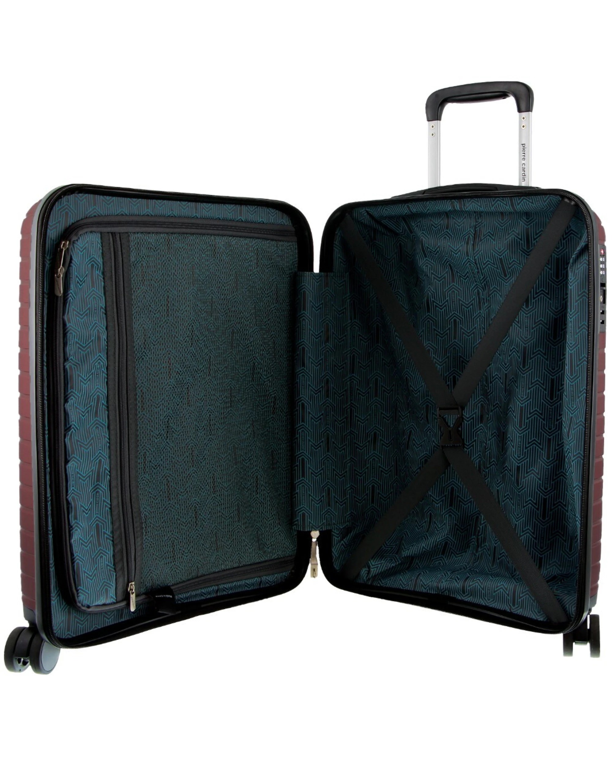 2 Pierre Cardin x Milleni 3-Piece Hardshell Super Light Luggage Bags Travel Suitcase Set, 2 of 7