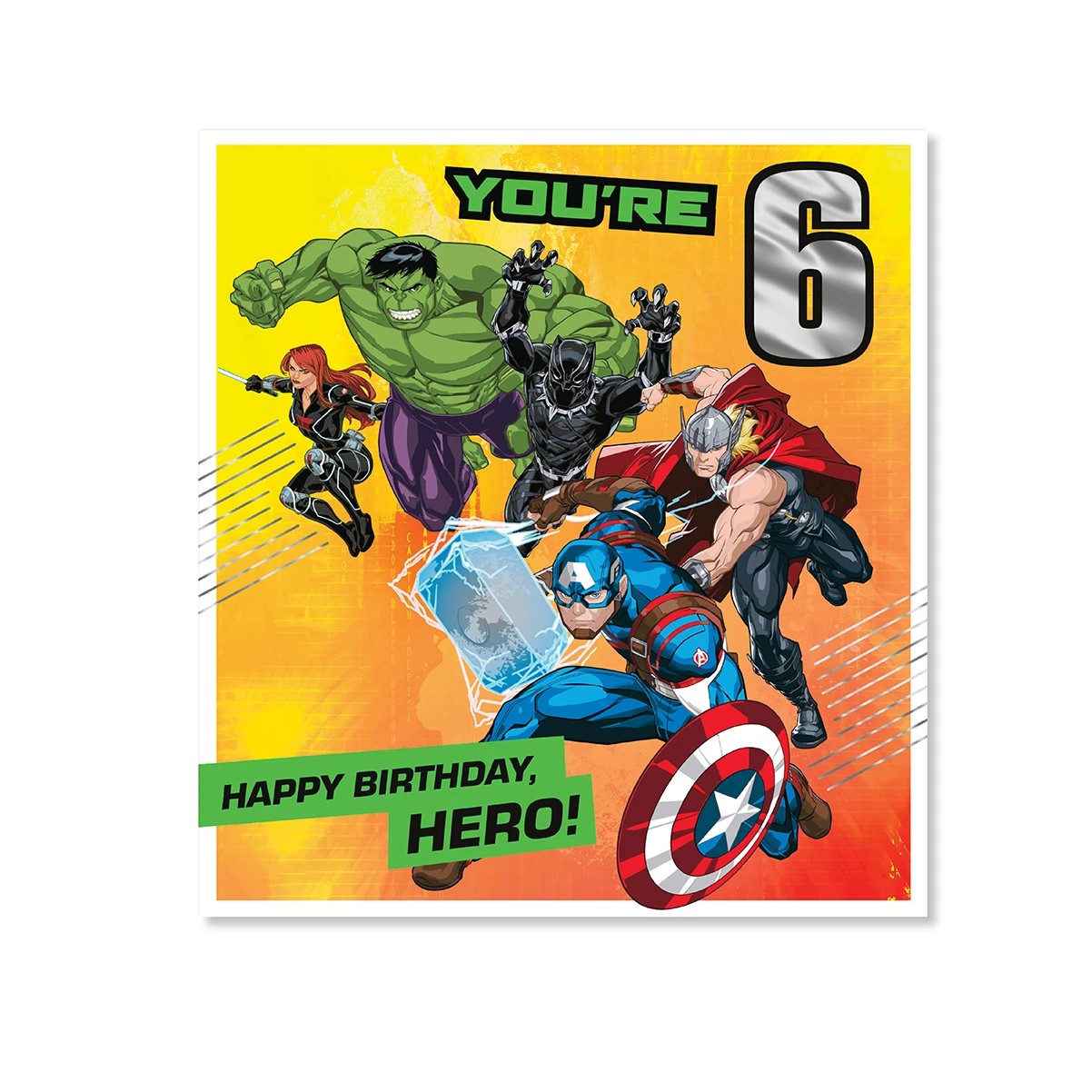3 Hallmark 6th Birthday Card - Avengers, 3 of 3