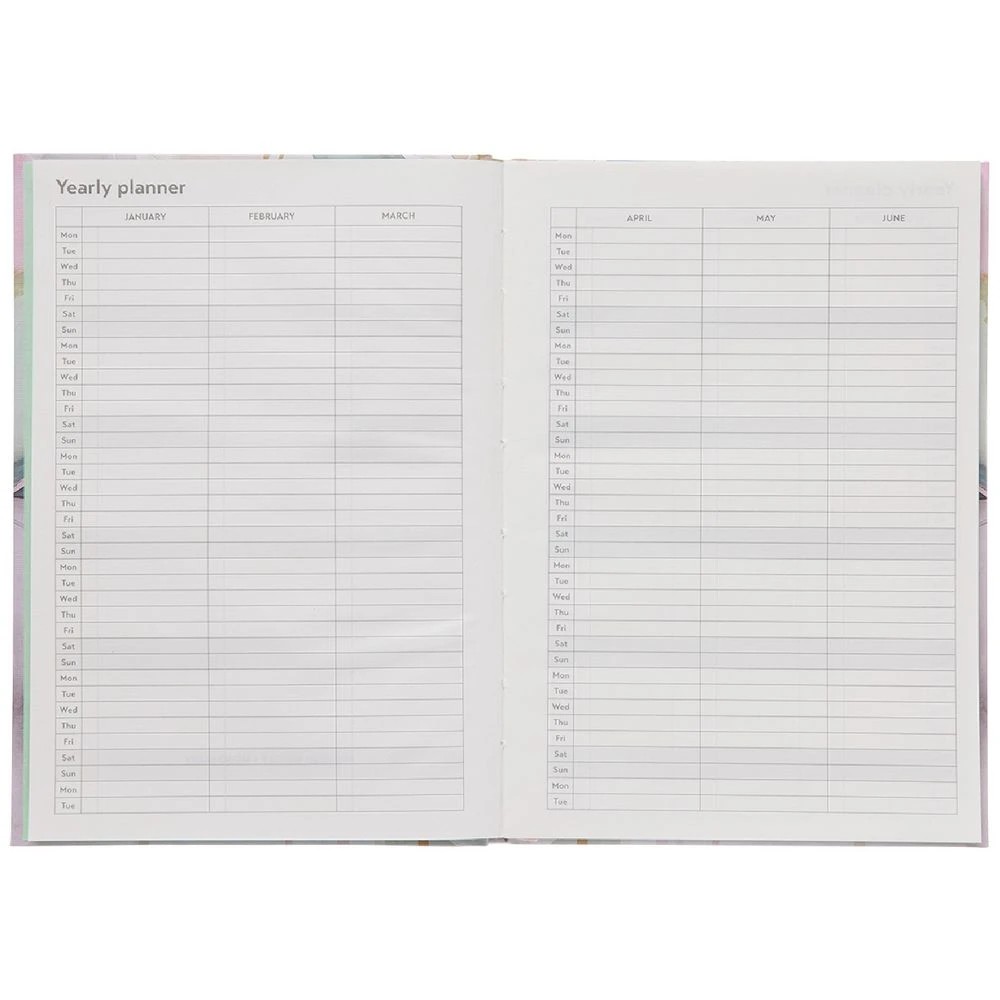 3 Otto A5 Week to View Undated Diary Leaf, 3 of 6