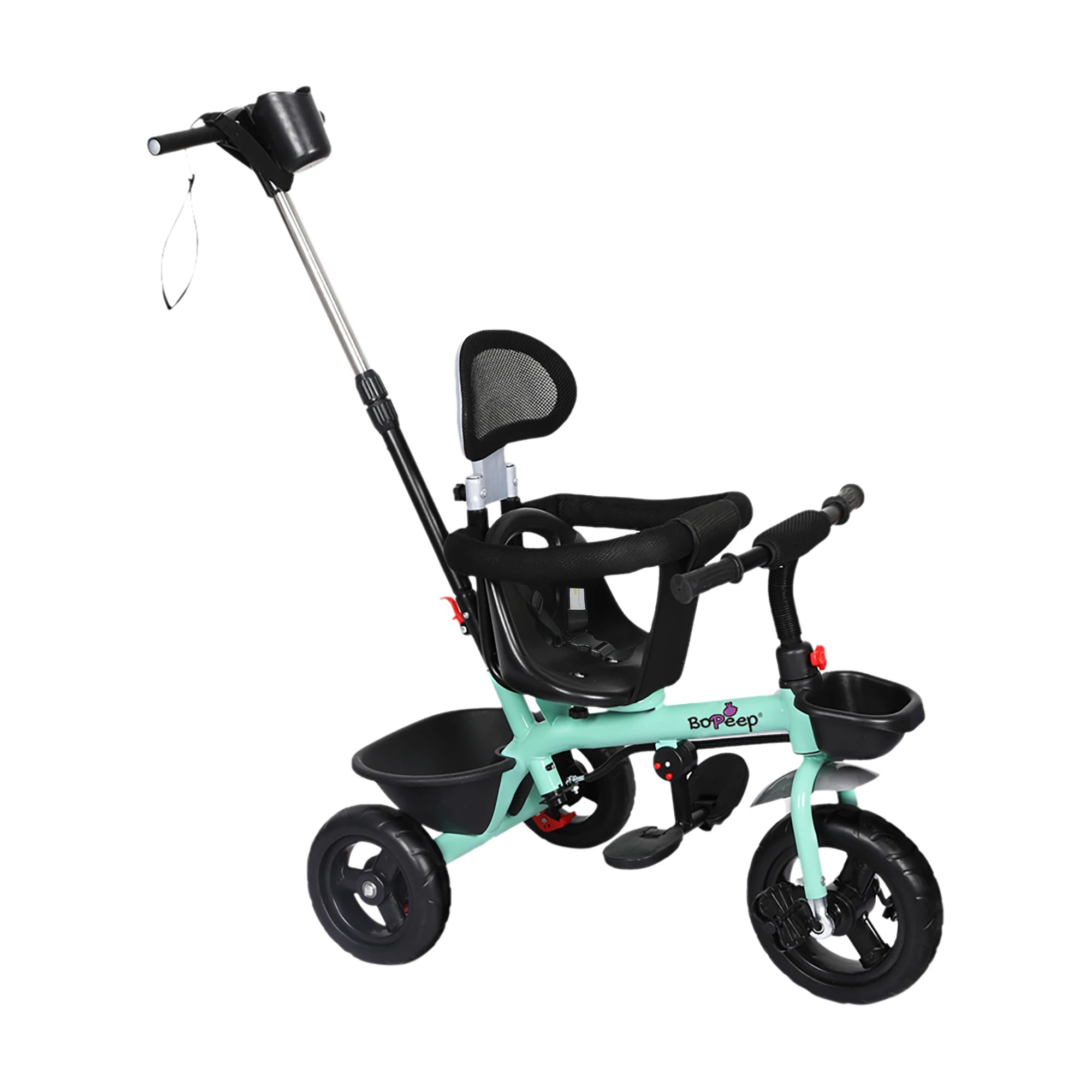2 Bopeep 2-in-1 Kids Tricycle - Green, 2 of 6