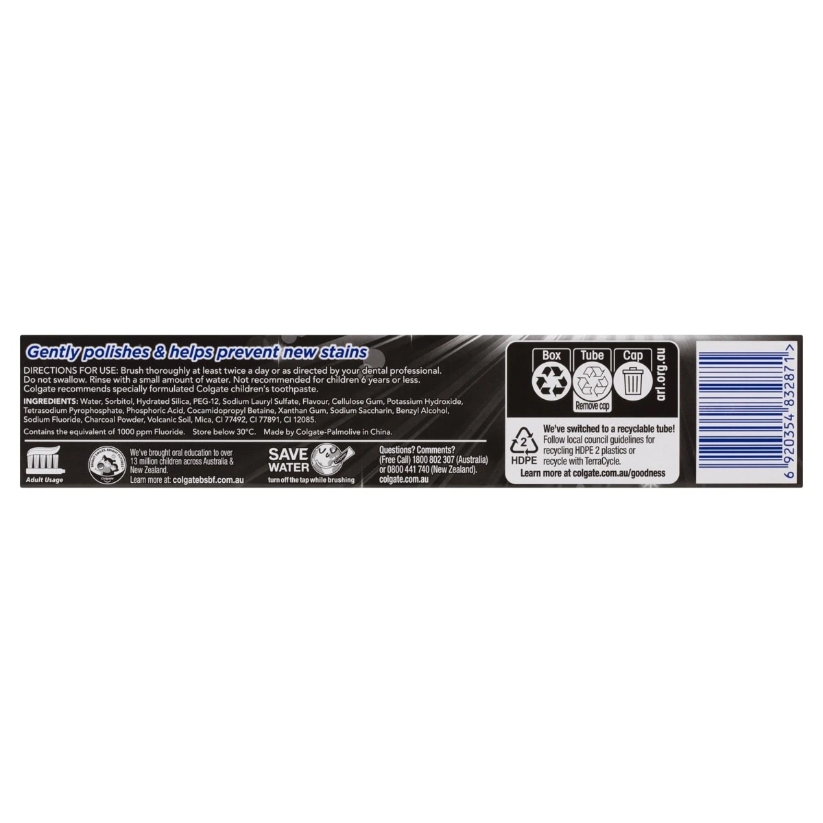 3 Colgate Advanced Whitening Charcoal Toothpaste, 3 of 4