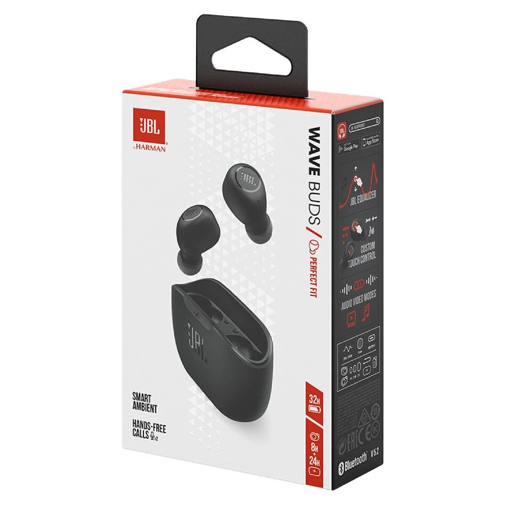 7 JBL Wave Buds True Wireless Earbuds Black, 7 of 9
