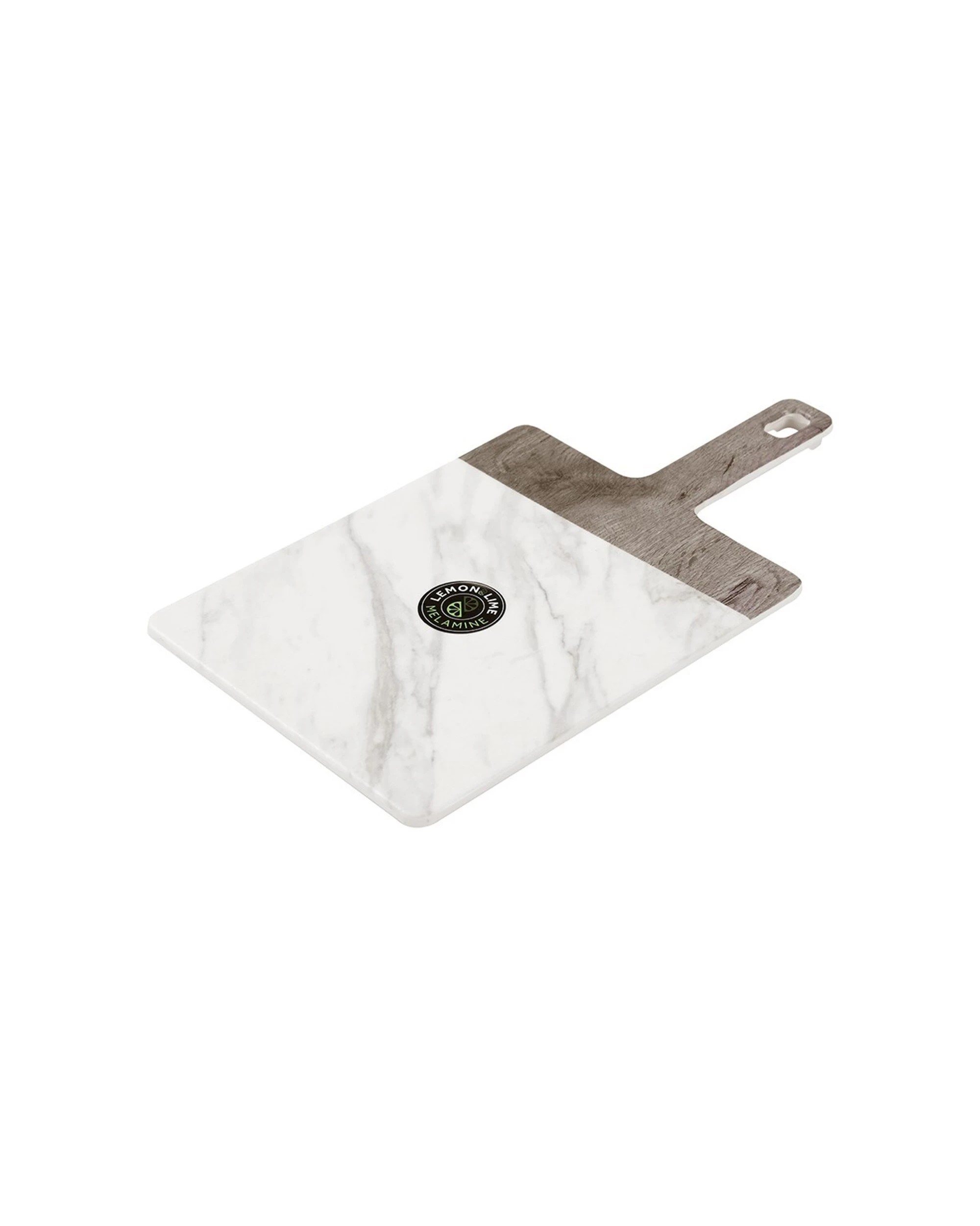 1 Lemon & Lime Matte Melamine 41cm Food Dinner Serving Board Endwood Marble Party
 - Multi, 1 of 4