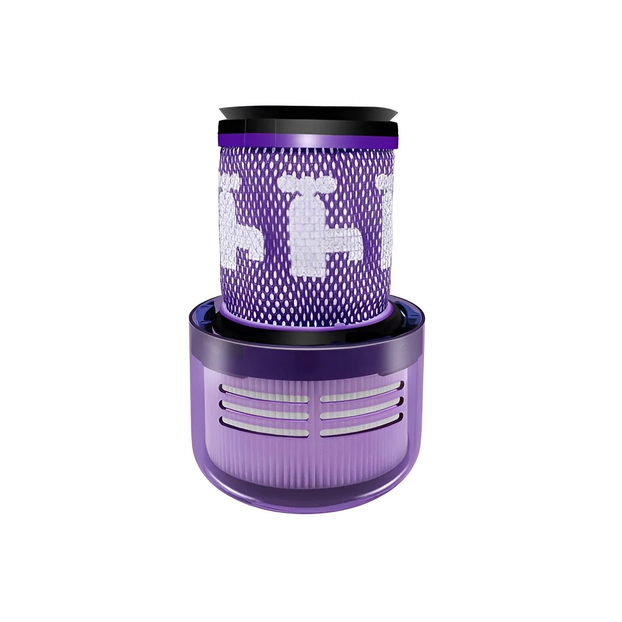 2 Hygieia 4 Filters HEPA For Dyson V12 Detect Slim Vacuum Cleaners - Purple, 2 of 3