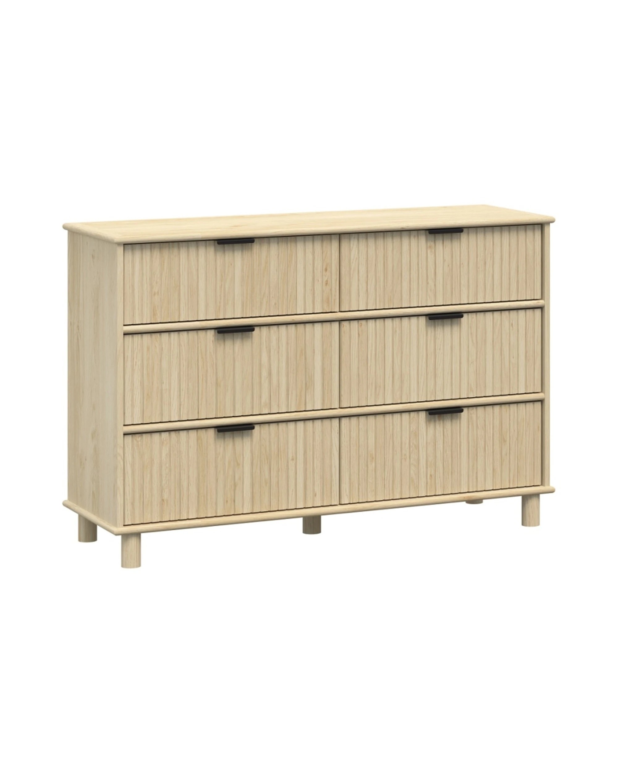 1 Alpine Bay Sorrento 6 drawer chest - Natural, 1 of 9