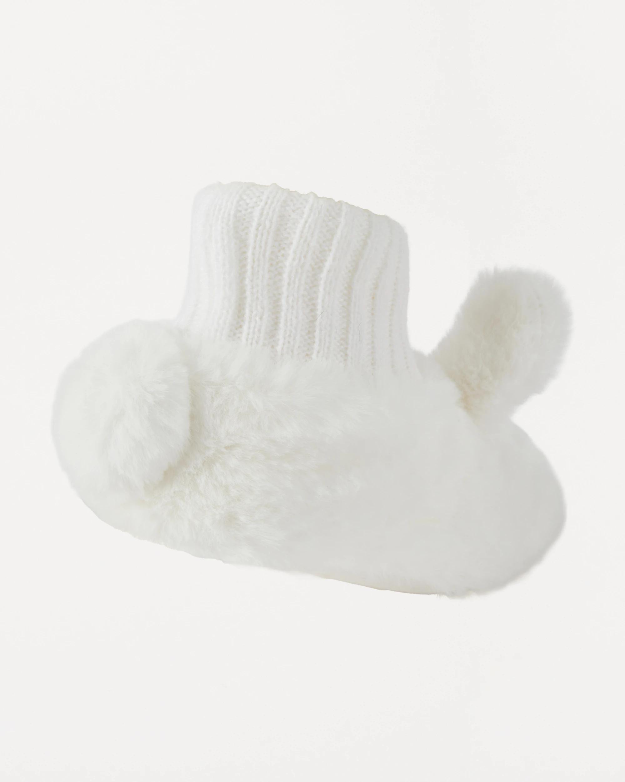 2 Cosy Socks Wht Bunny, 2 of 4