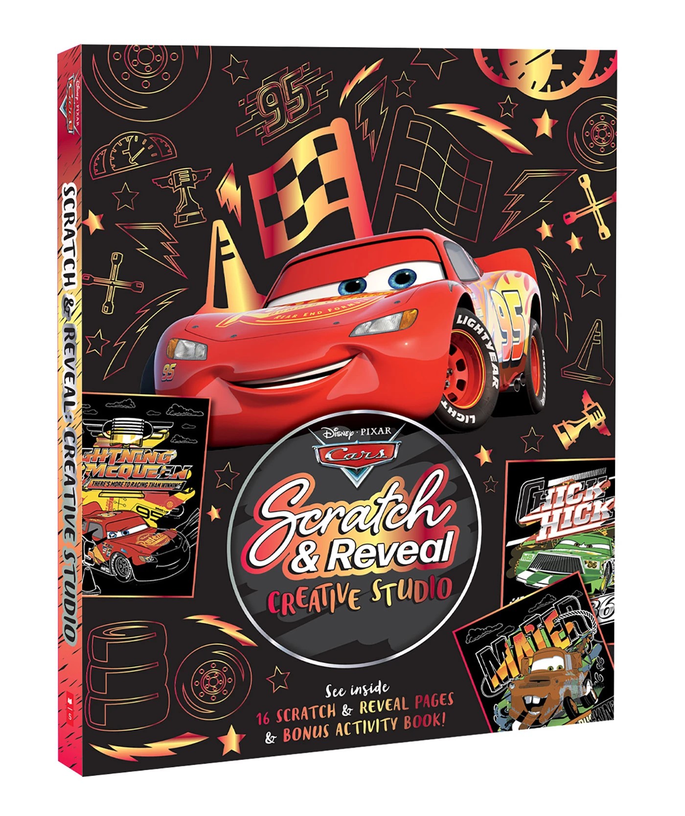 1 Disney Pixar Cars Scratch and Reveal Creative Studio - Book, 1 of 2