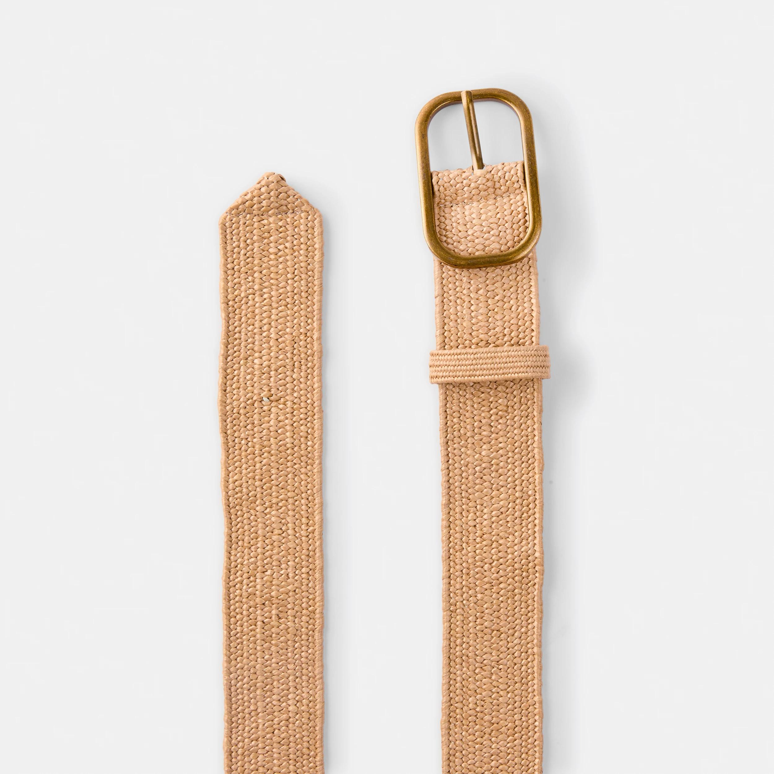 2 Stretch Woven Belt Natural, 2 of 4