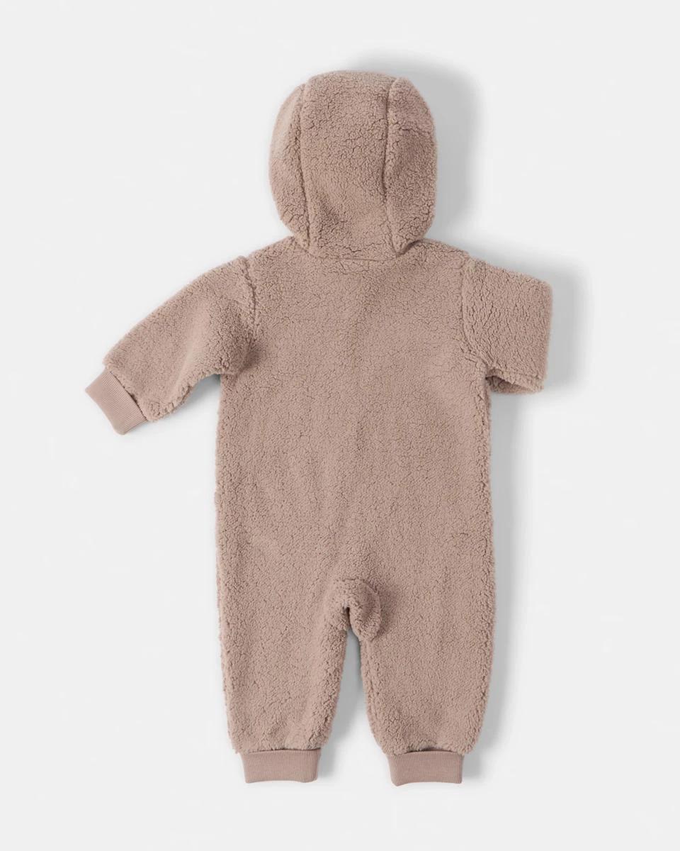 2 Fluffy Pramsuit Bwn Mocha, 2 of 4