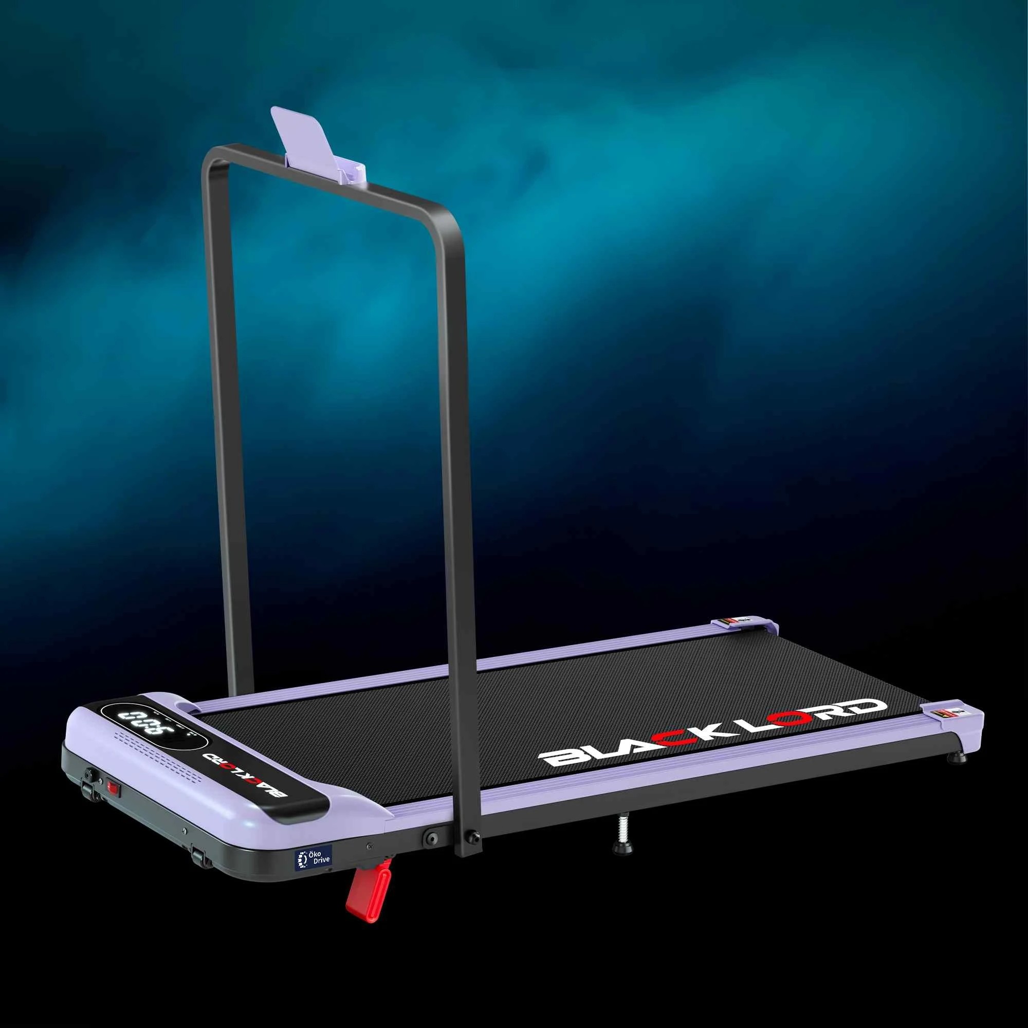 2 Black Lord Treadmill Electric Walking Pad Folding Incline Remote Control - Purple, 2 of 10