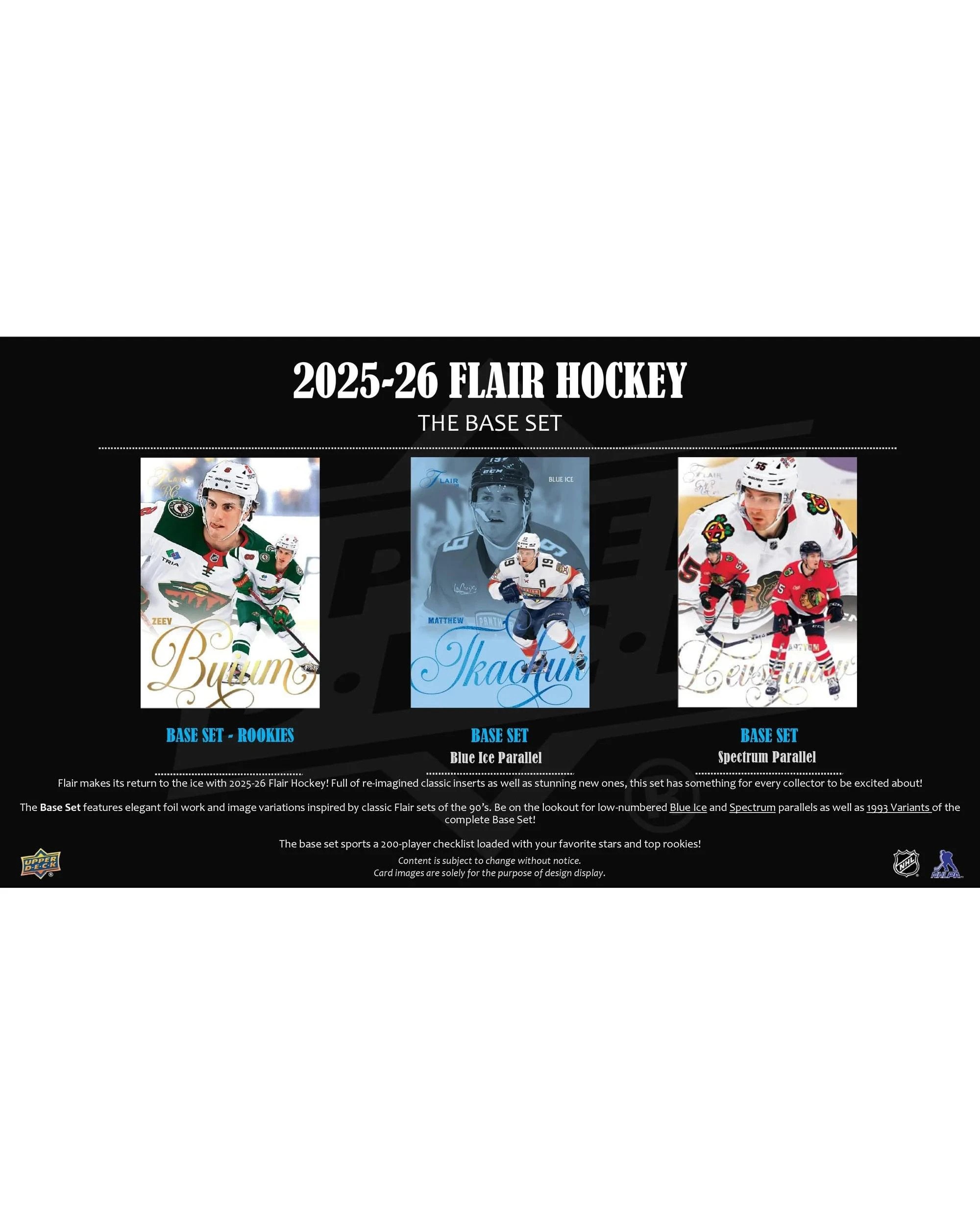 3 Upper Deck 2025/2026 NHL Flair Hockey Hobby Pack, 3 of 6