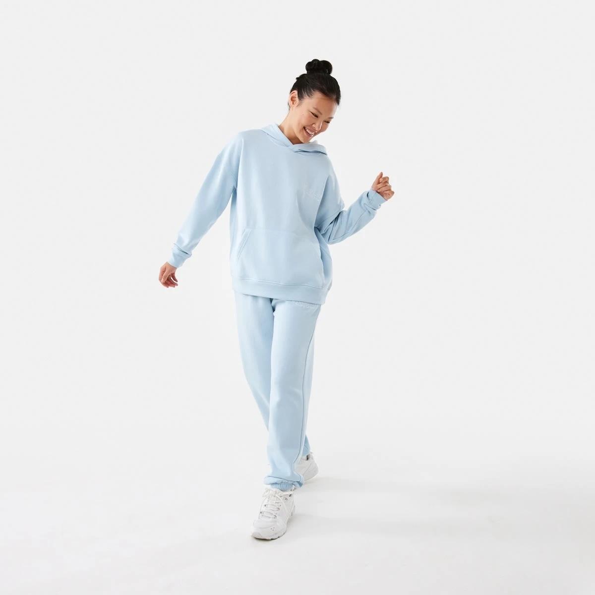 2 Everlast Womens Street Oversized Hoodie Retro Blue, 2 of 10
