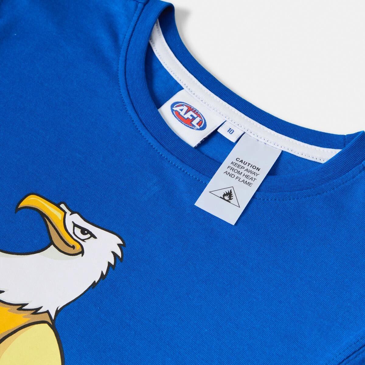 8 Official AFL Kids Pyjama Set West Coast, 8 of 9