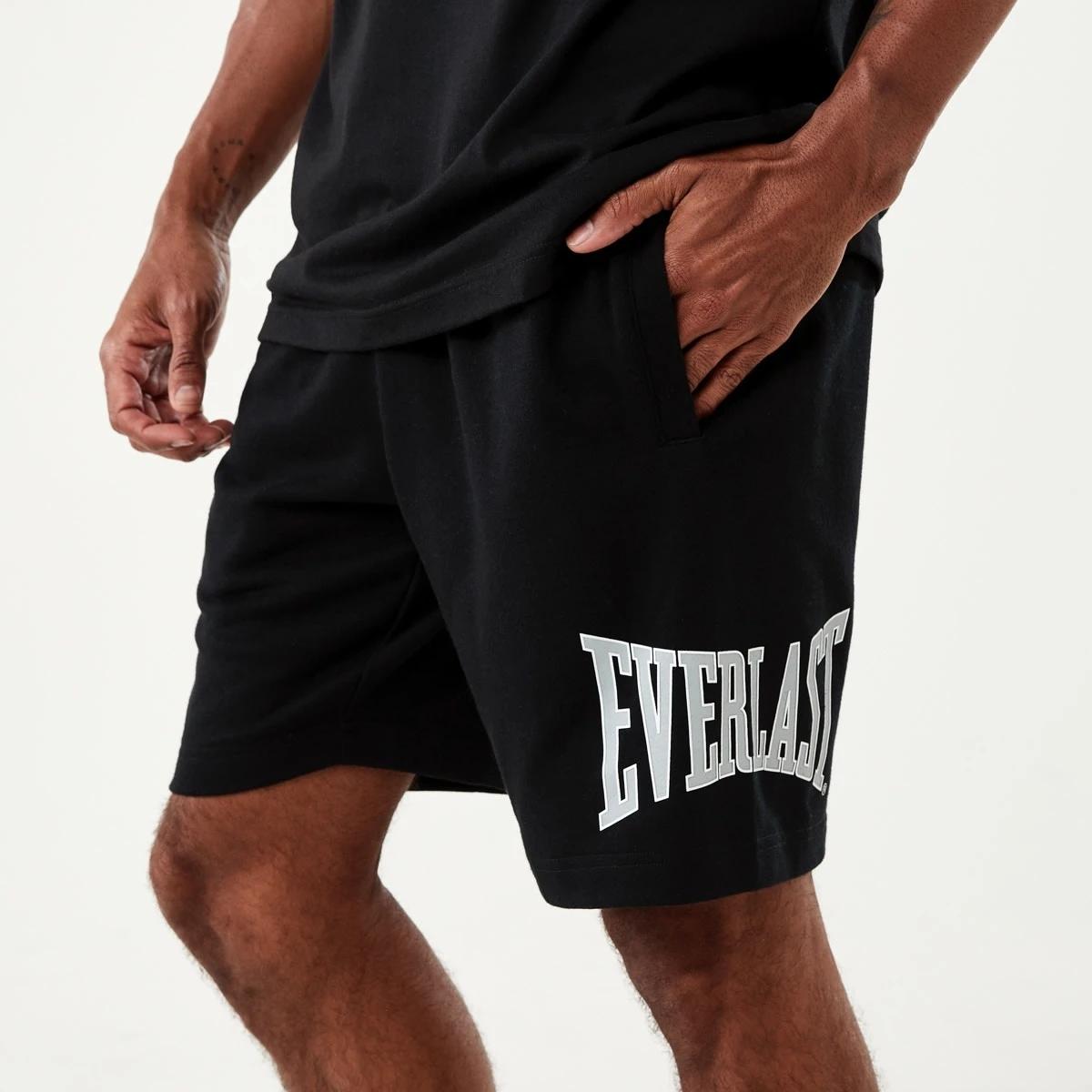 1 Everlast Mens French Terry Shorts Blck Class, 1 of 7