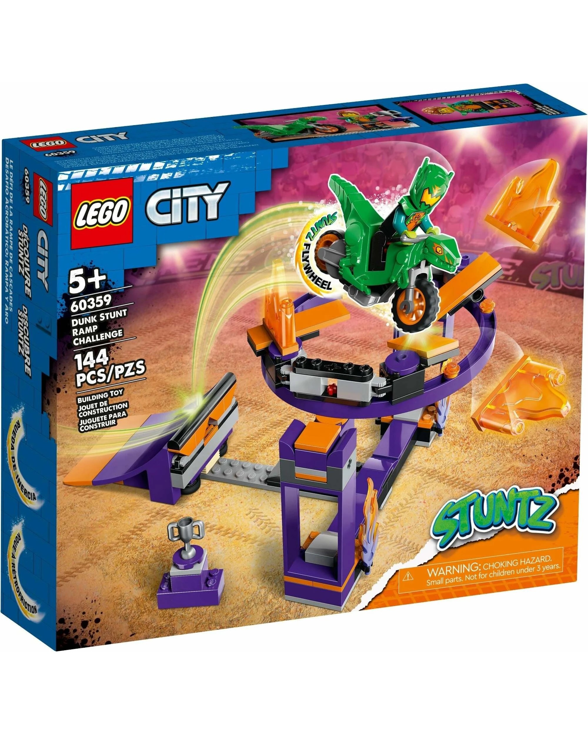 1 LEGO City Series 60359 Dunk Stunt Ramp Challenge, 1 of 7