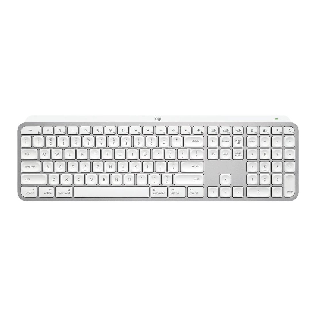 1 Logitech MX Keys Wireless Keyboard Mini Mac White, 1 of 6