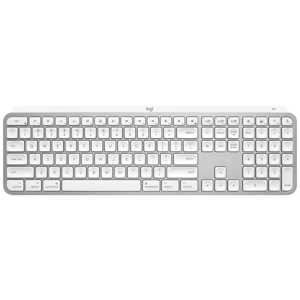 1 Logitech MX Keys S for Mac Wireless Keyboard Pale Grey, 1 of 6