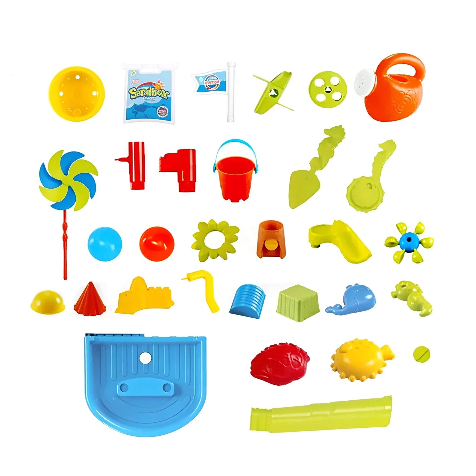 5 Ausway Kids Sand & Water Play Table Set Outdoor Sensory Activity Centre, 5 of 6