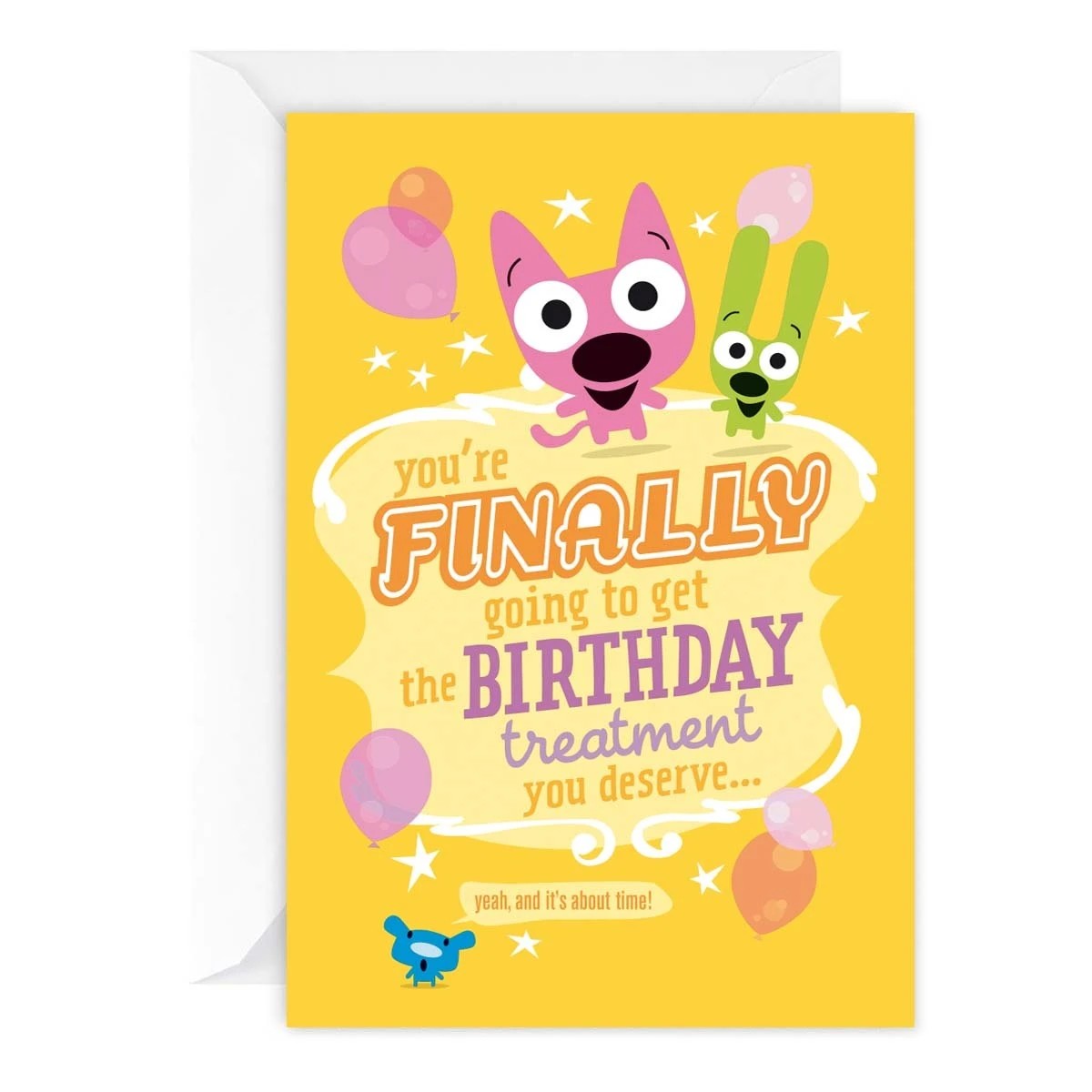 1 Hallmark Hoops & Yoyo Interactive Birthday Card - Super Star!, 1 of 4