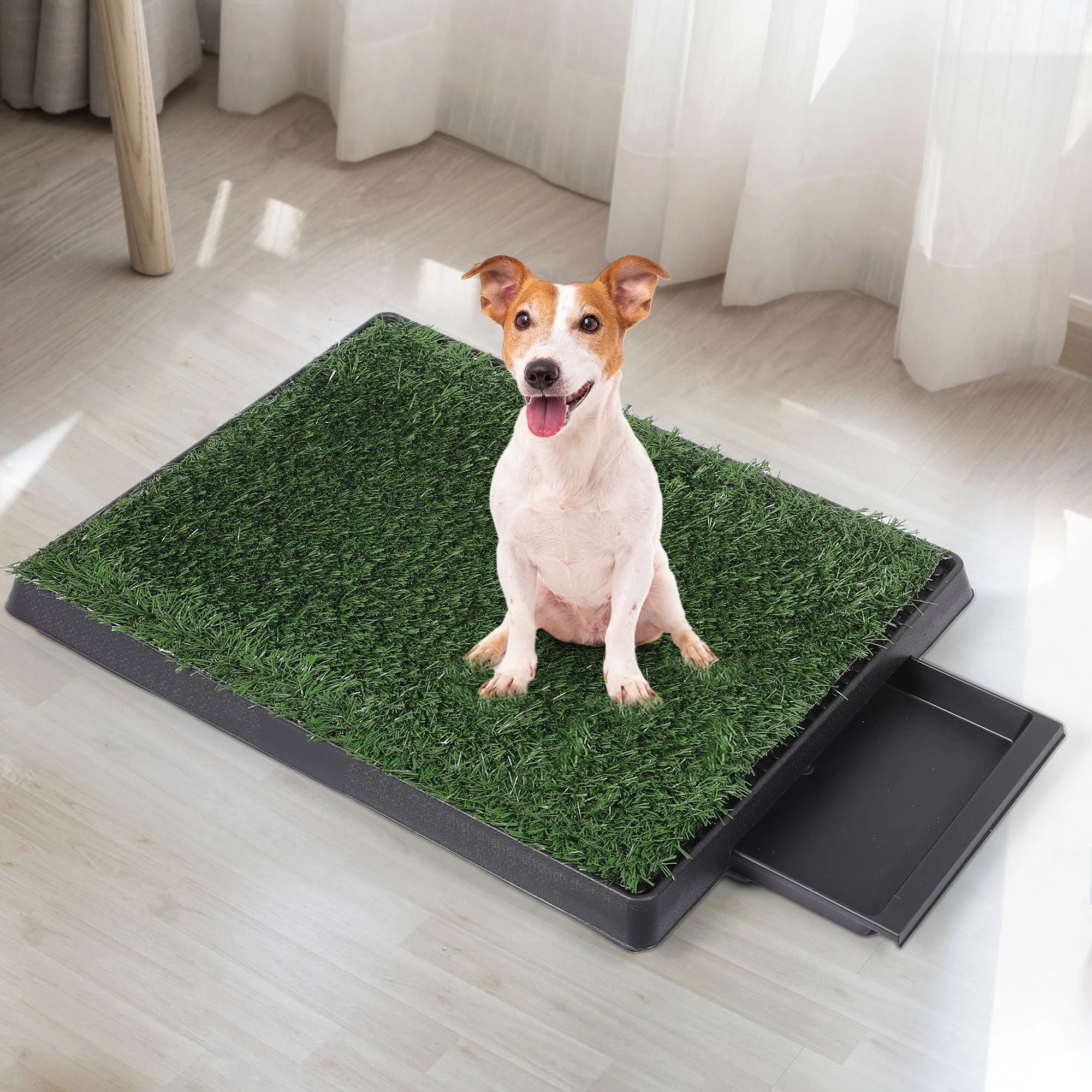 4 Pawz Indoor Dog Grass Potty Training Pad Medium, 4 of 7