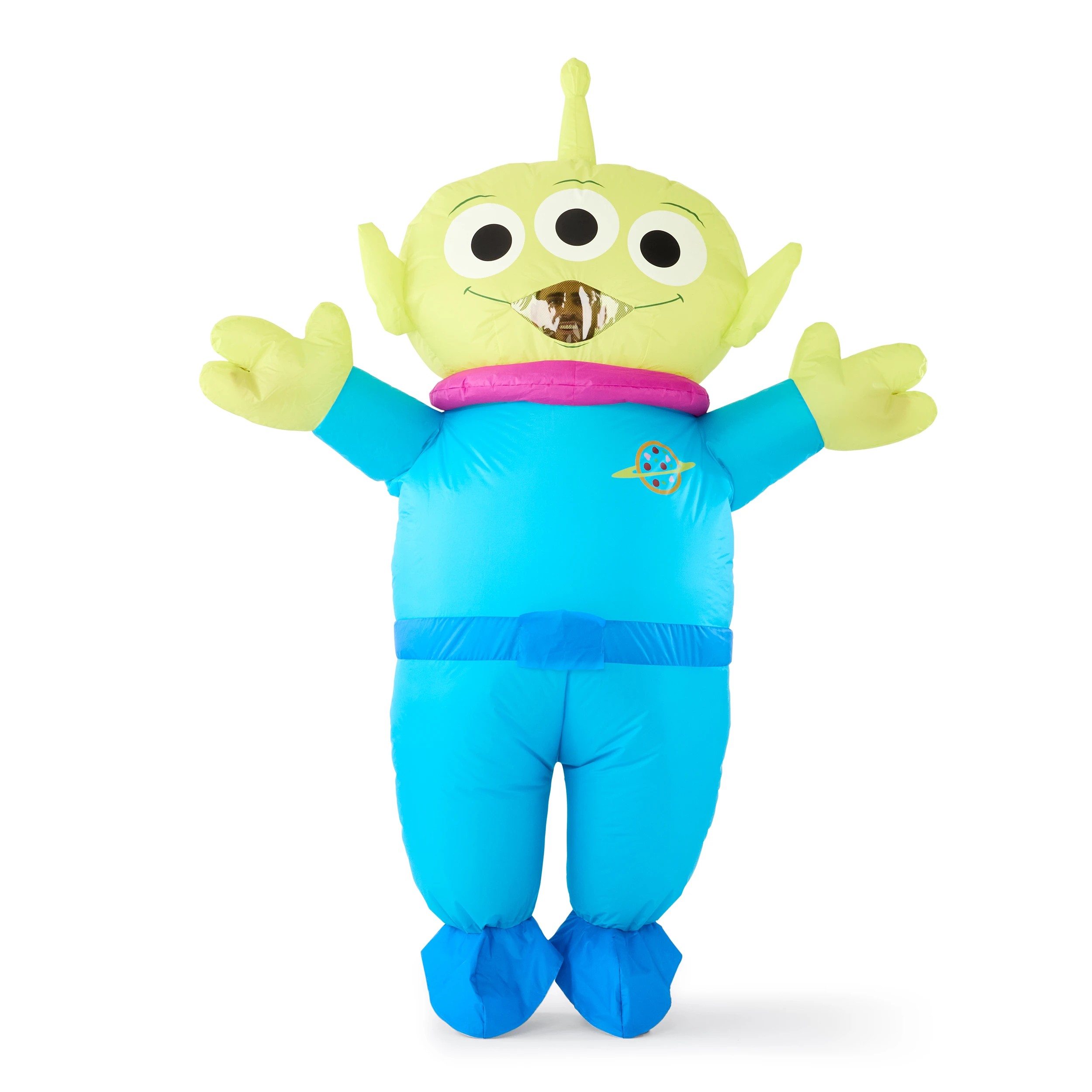 1 Toy Story Alien Inflatable Costume - Adult, 1 of 9