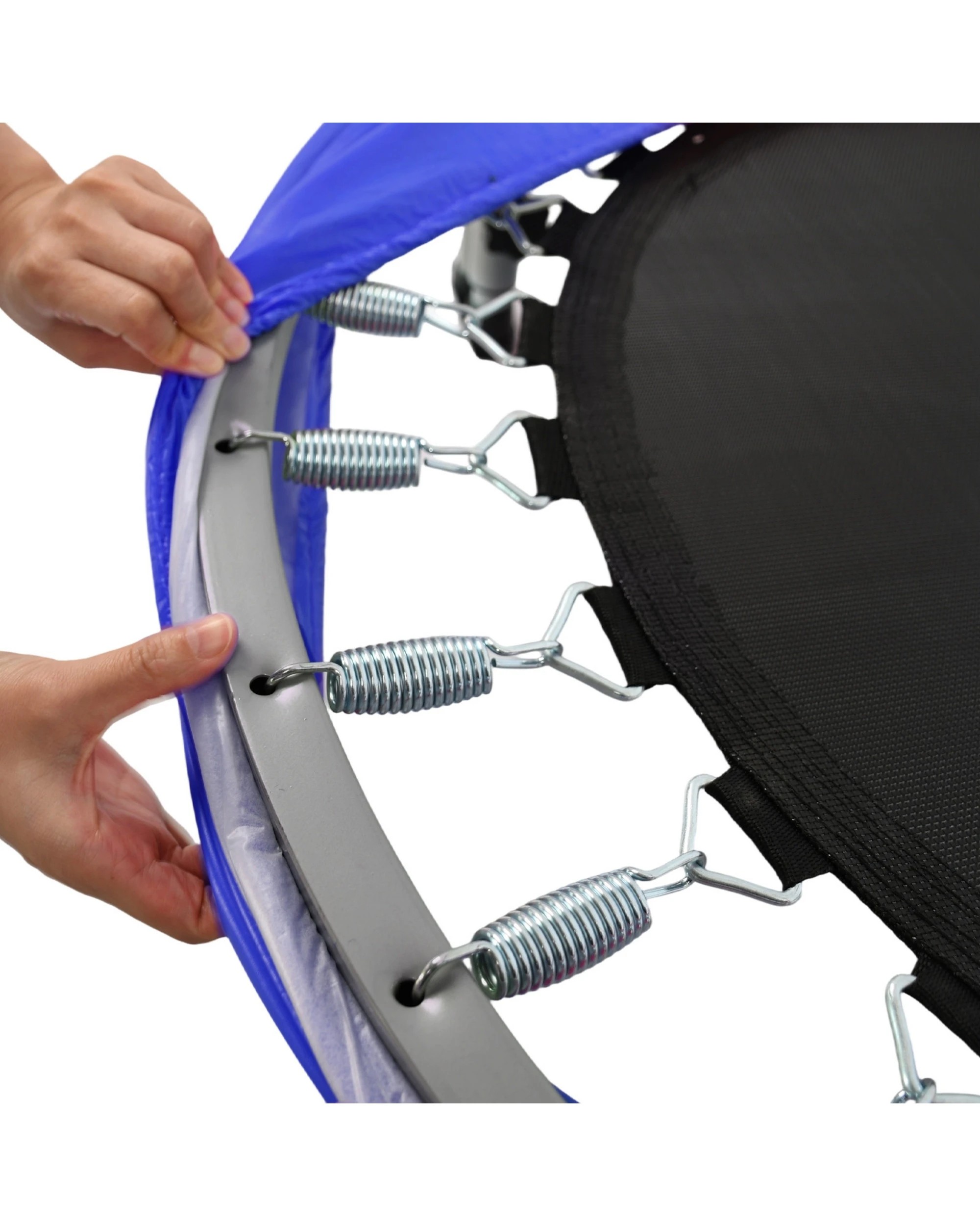 4 Advwin Trampoline for Kids 36 Inch, Foldable Fitness Rebounder Mini Trampoline, Max Limit 150KG, Blue, 4 of 6