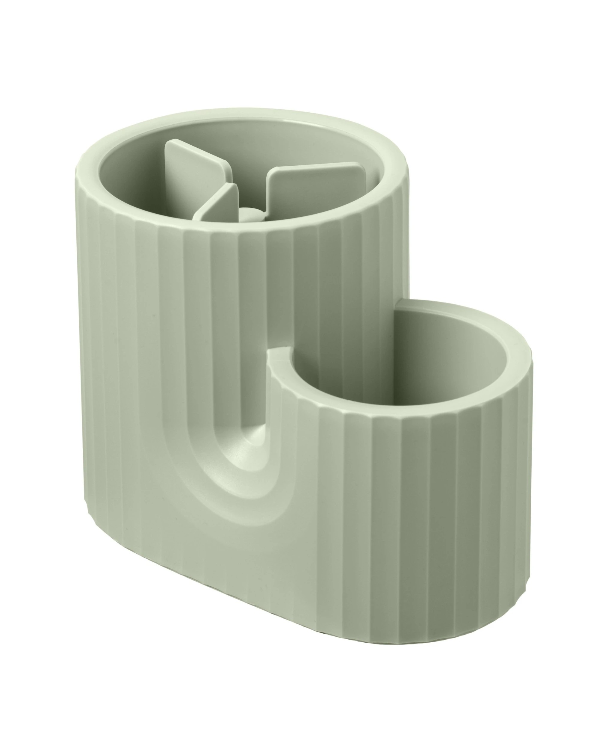 1 Gourmet Kitchen Modern Cactus Utensil Organiser 21.3x13.5x15cm - Avacado Green, 1 of 5