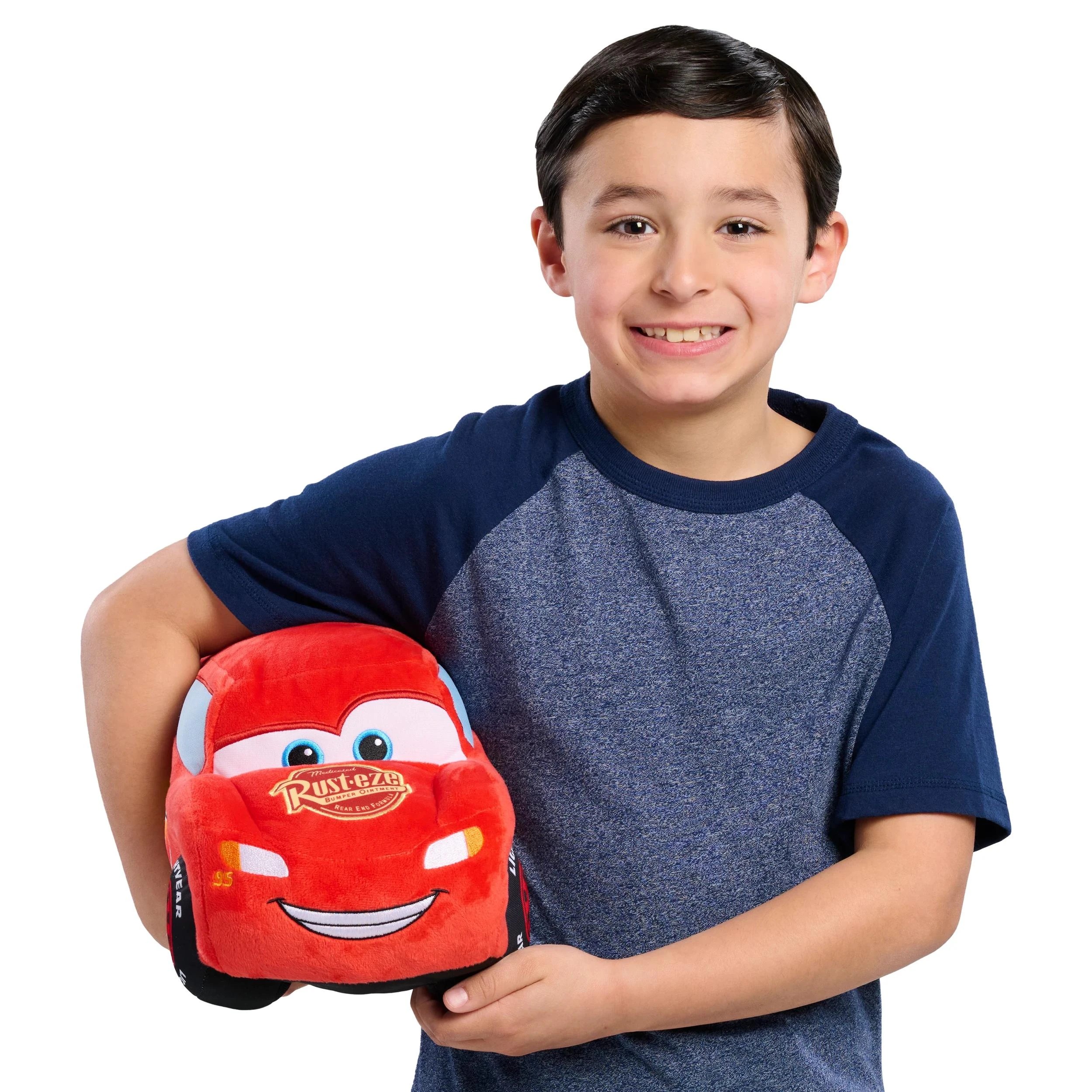 2 Disney Pixar Cars Large Plush Lightning McQueen - Red, 2 of 5