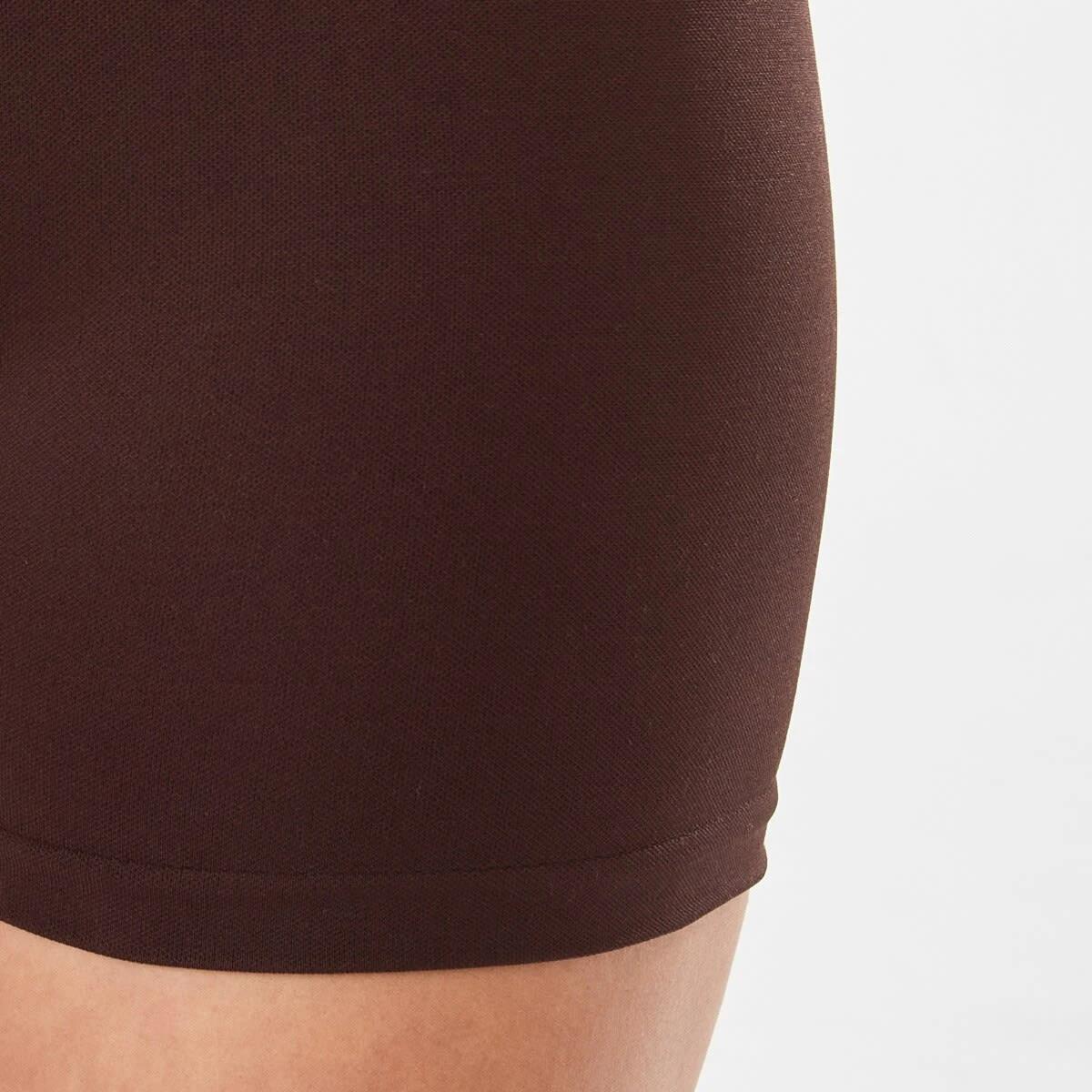 6 Active Womens Seamfree Tipping Bike Shorts Brn Tuscan, 6 of 6