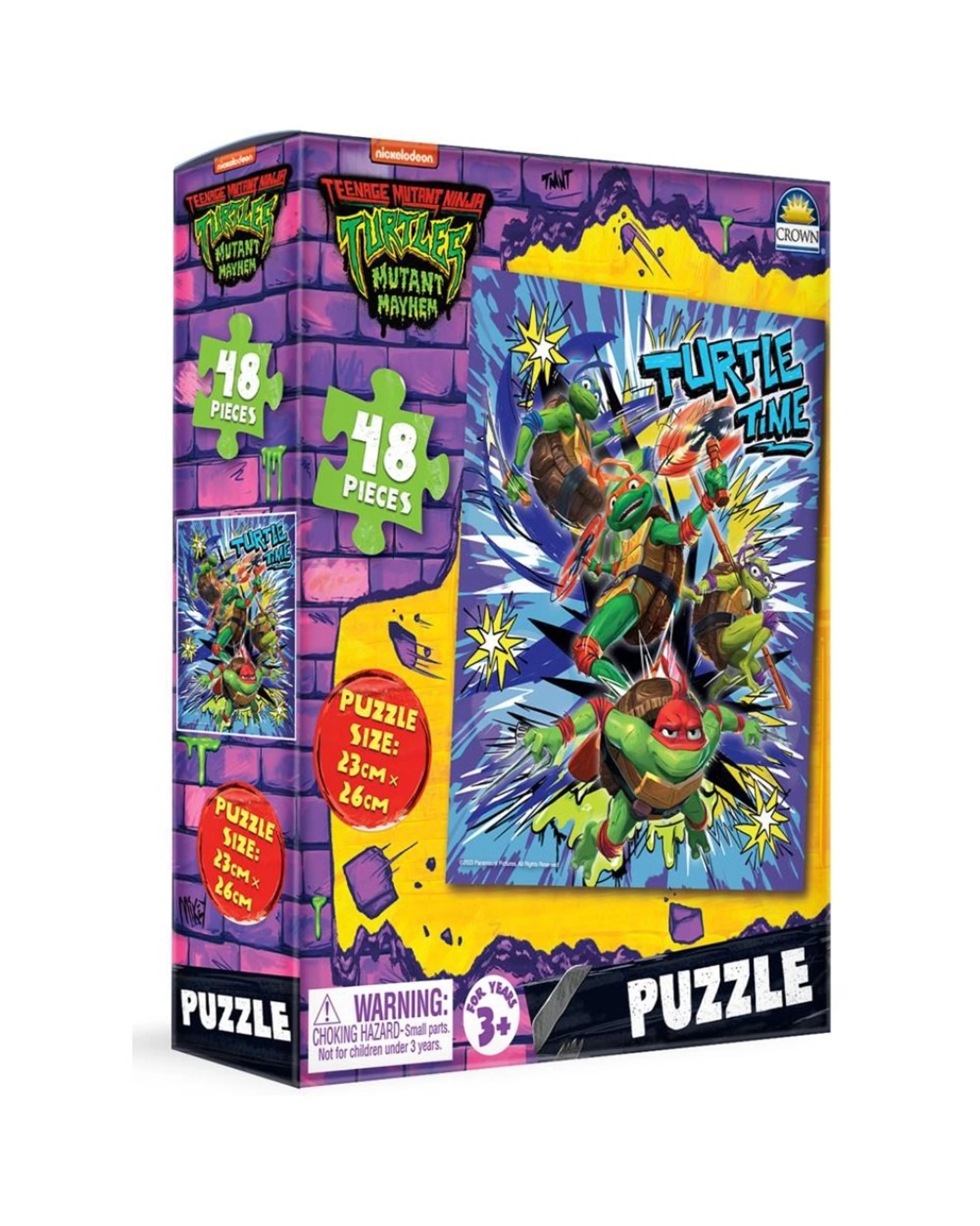 1 Crown Teenage Mutant Ninja Turtles: Mutant Mayhem Turtle Time 48 Piece Jigsaw Puzzle, 1 of 1